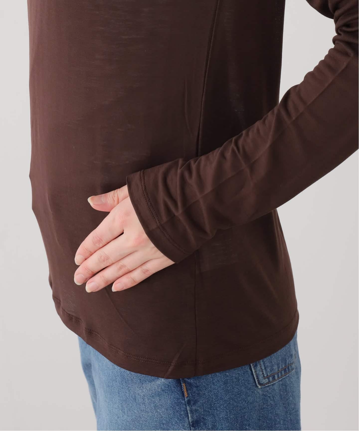 BASERANGE/ベースレンジ  LHASA ロングスリーブ BASERANGE（ベースレンジ） Tシャツ LONG SLEEVE TEE TOLS BL 000 WI23
