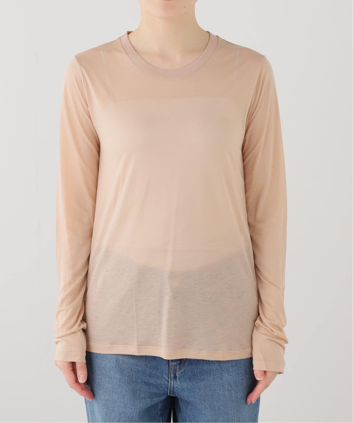BASERANGE ロングスリーブTシャツ　S ロングスリーブTシャツ in Tactile | バンブーリヨセル | Baserange