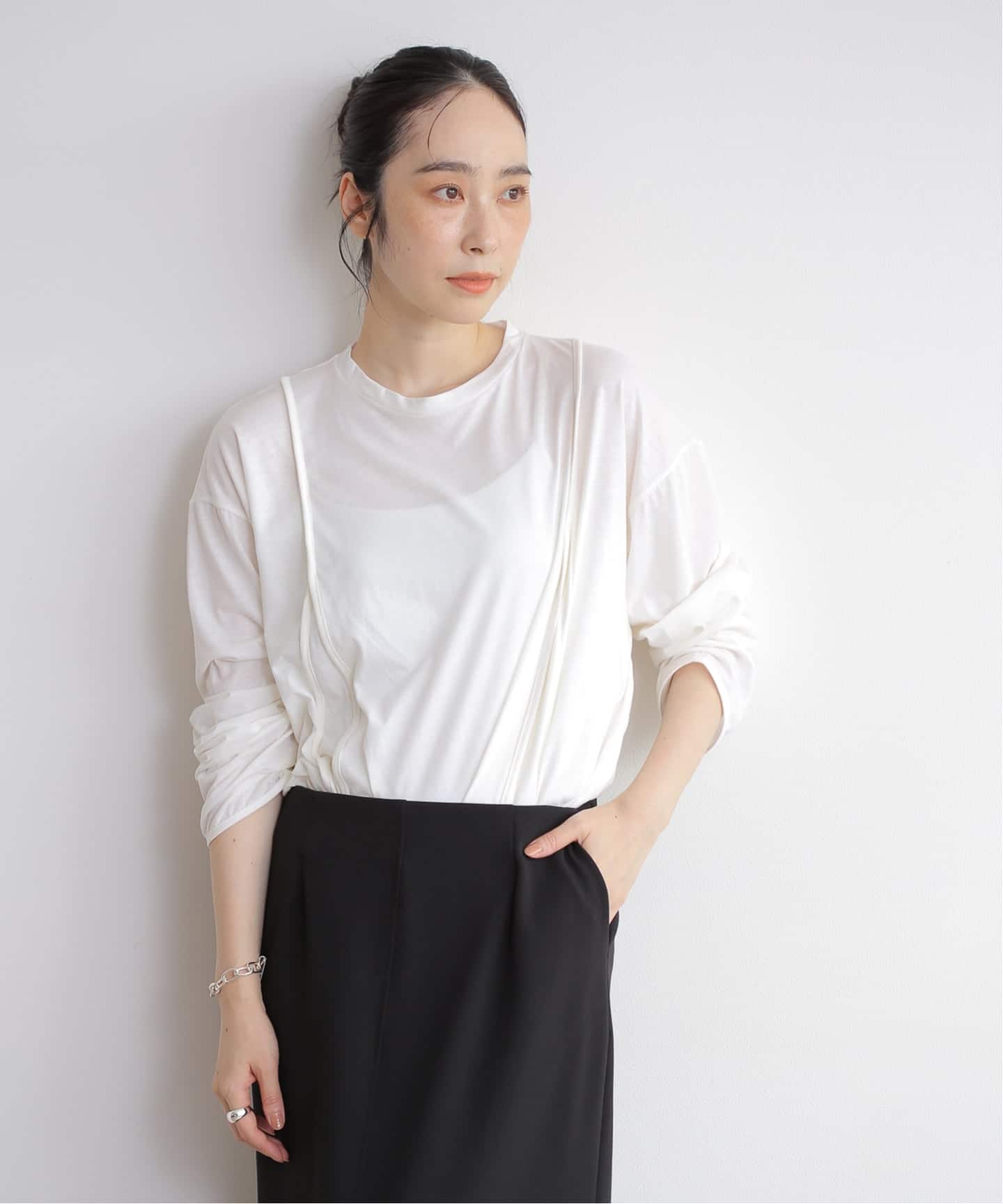 BASERANGE/ベースレンジ】MUL LONG SLEEVE TEE ロングスリーブTシャツ