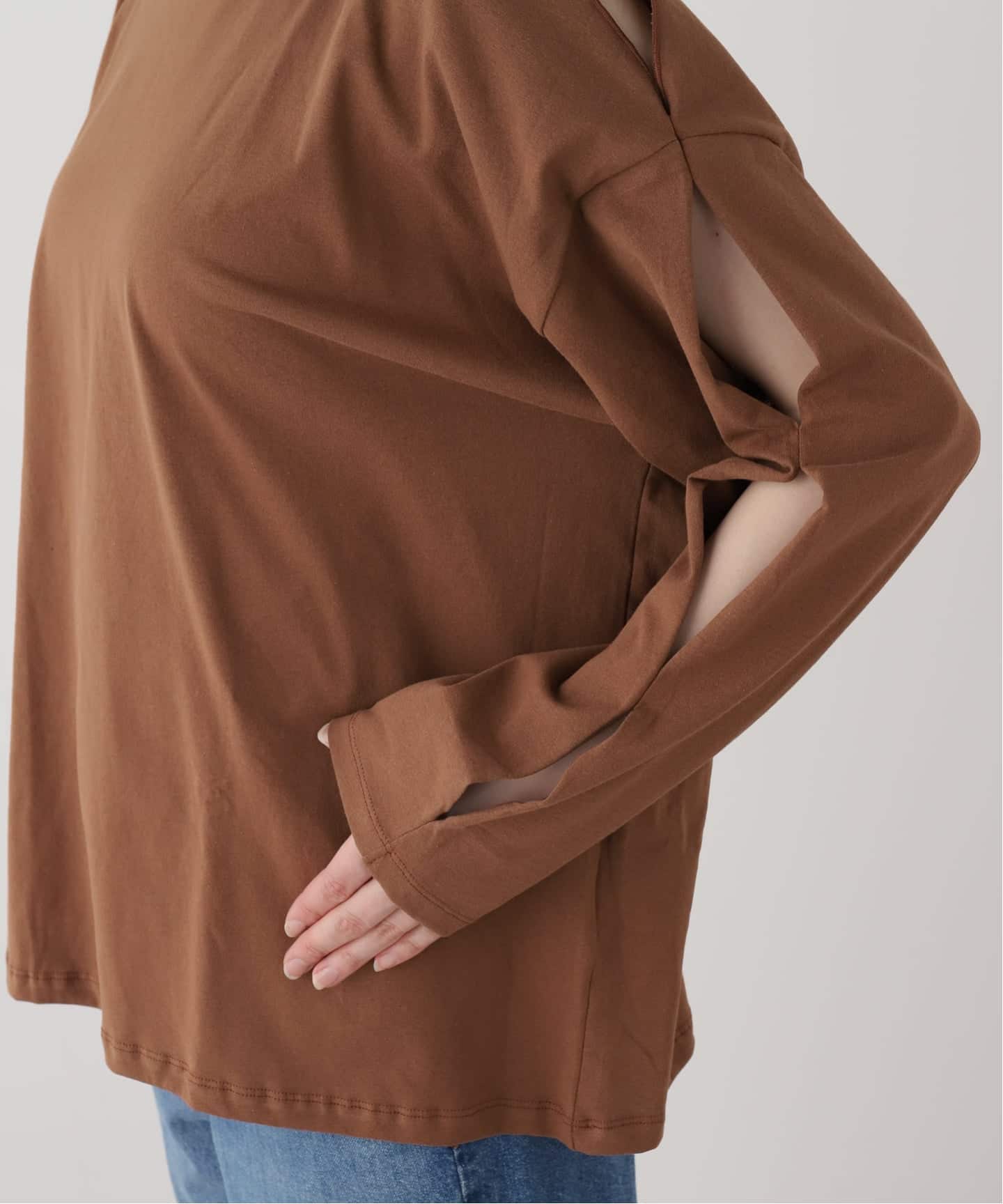 BASERANGE/ベースレンジ】PIN LONG SLEEVE TEE ロングスリーブTシャツ