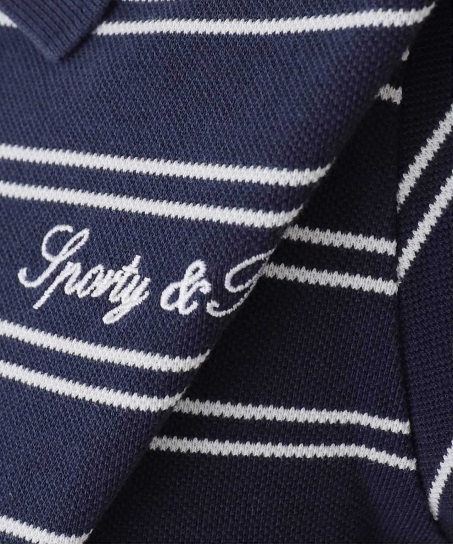 SPORTY&RICH/スポーティアンドリッチ Signature Logo Polo ポロシャツ