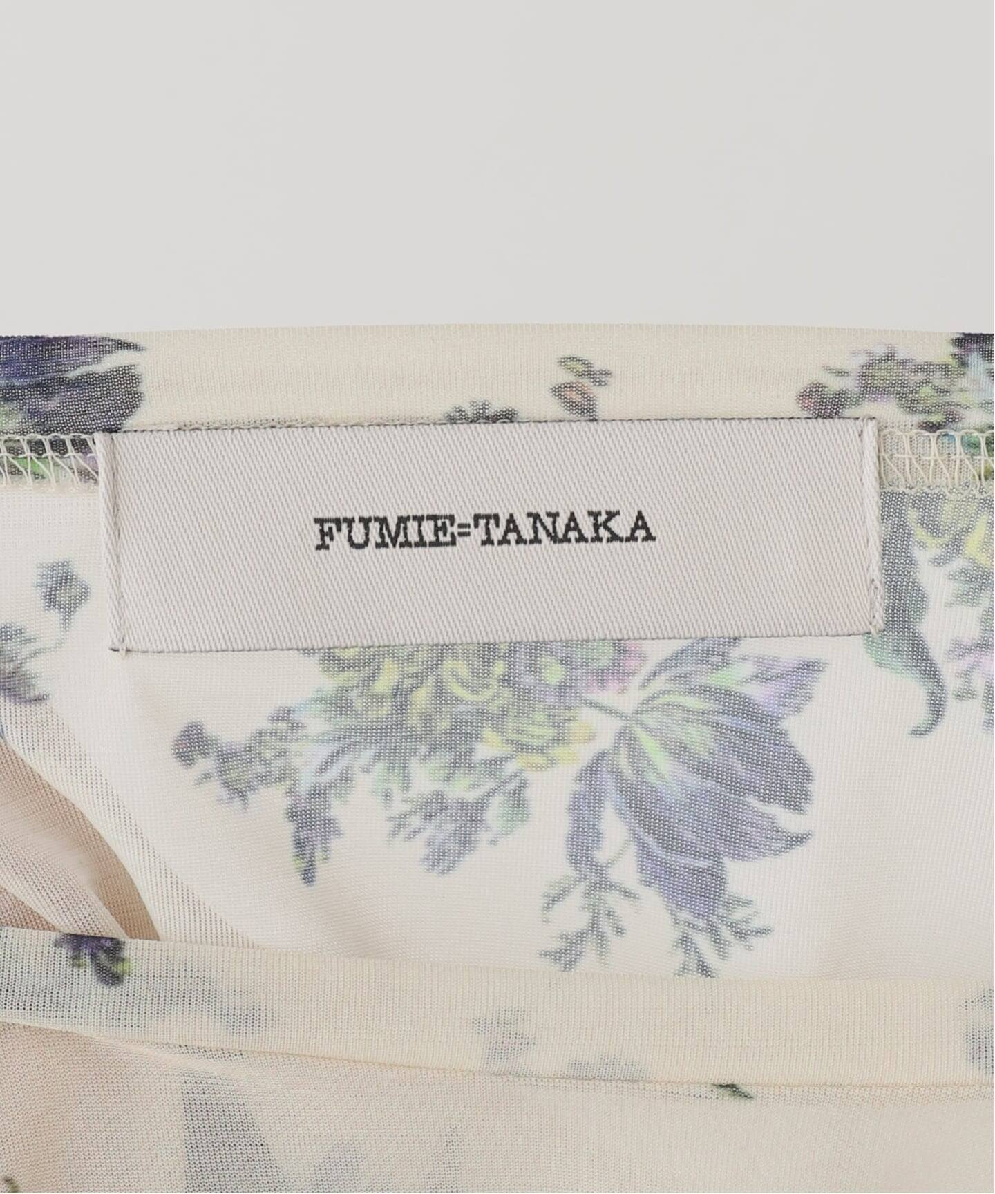 FUMIE TANAKA/フミエタナカ】sheer print longT シアープリント ロング FUMIE TANAKA/フミエタナカ】sheer print longT シアープリント ロング