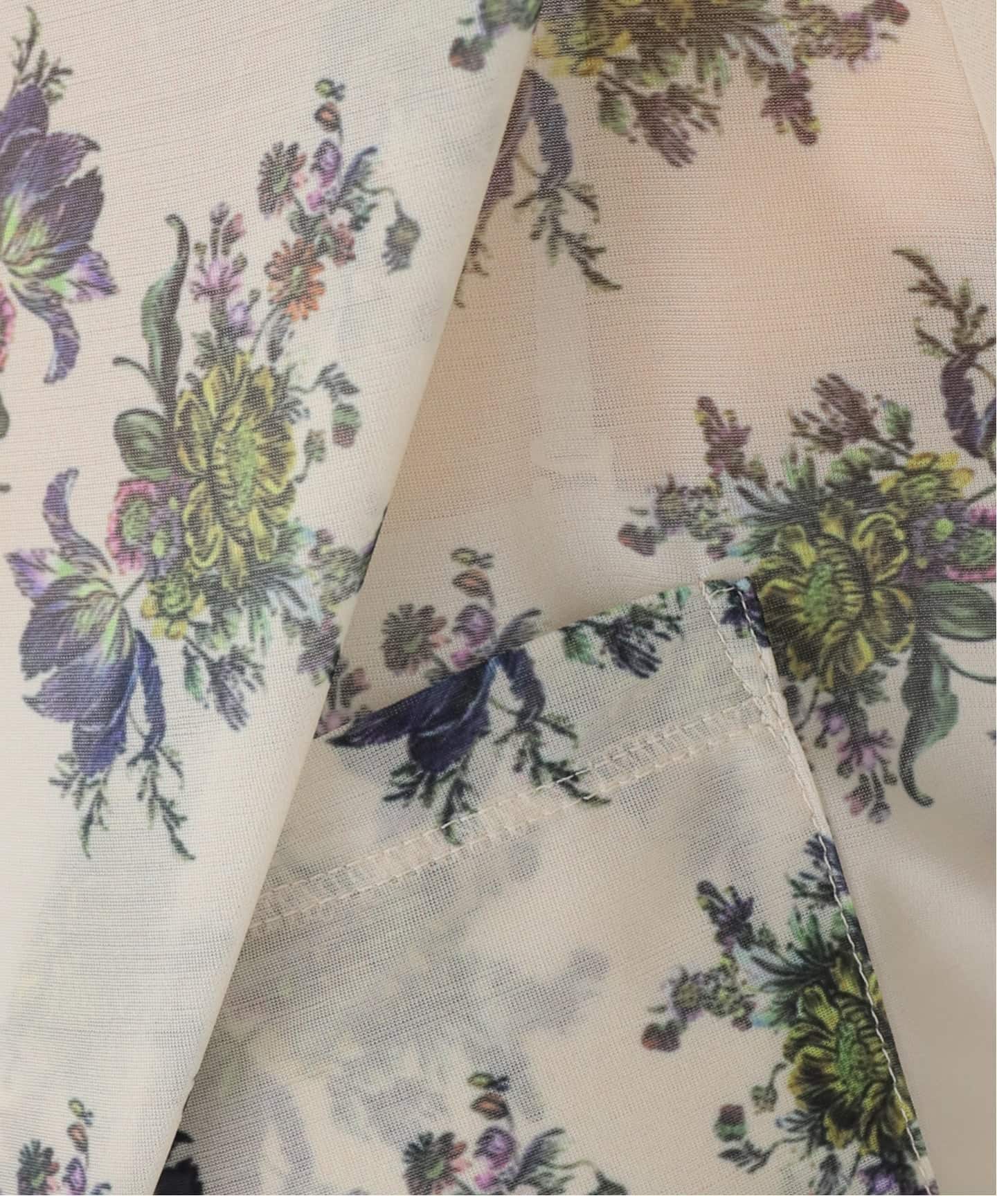 FUMIE TANAKA/フミエタナカ】sheer print longT シアープリント ロング