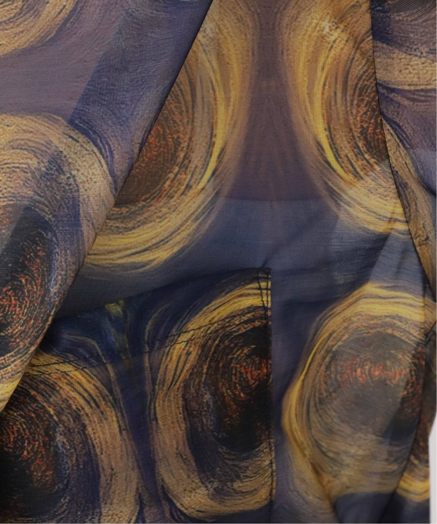 FUMIE TANAKA/フミエタナカ】sheer print longT シアープリント ロング