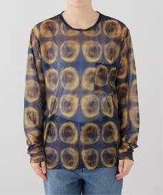 FUMIE TANAKA/フミエタナカ】sheer print longT シアープリント ロング 