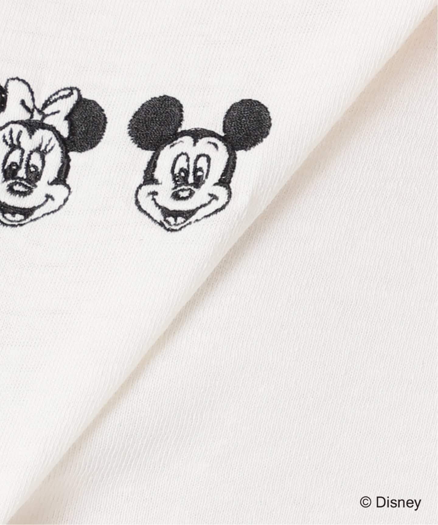 JANE SMITH/ジェーンスミス / MICKEY&MINNIE FACE L/S Tシャツ（T
