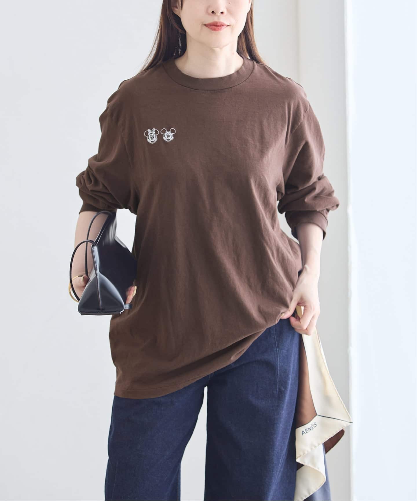 予約》JANE SMITH/ジェーンスミス / MICKEY&MINNIE FACE L/S Tシャツ