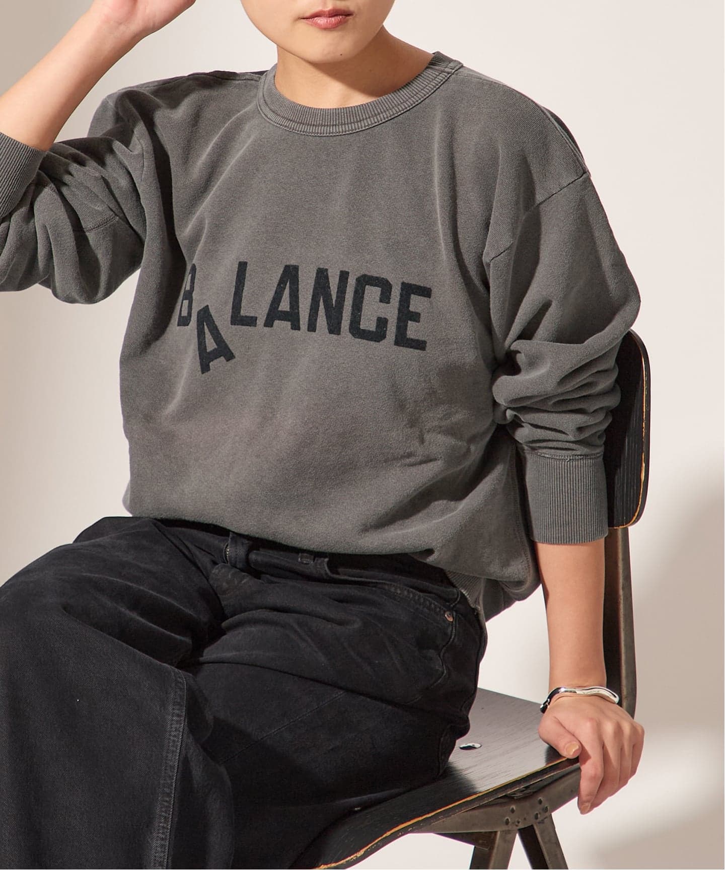 追加予約8》MIXTA/ミクスタ 別注 BALANCE CREW NECK スウェット