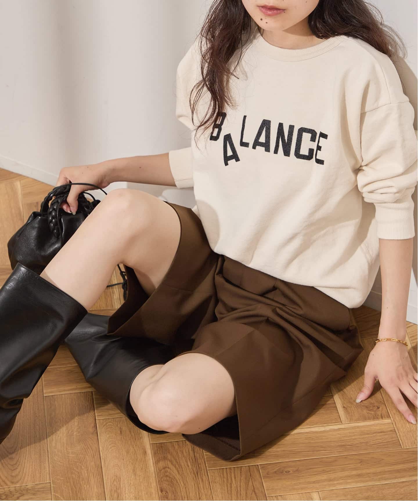 追加予約8》MIXTA/ミクスタ 別注 BALANCE CREW NECK スウェット