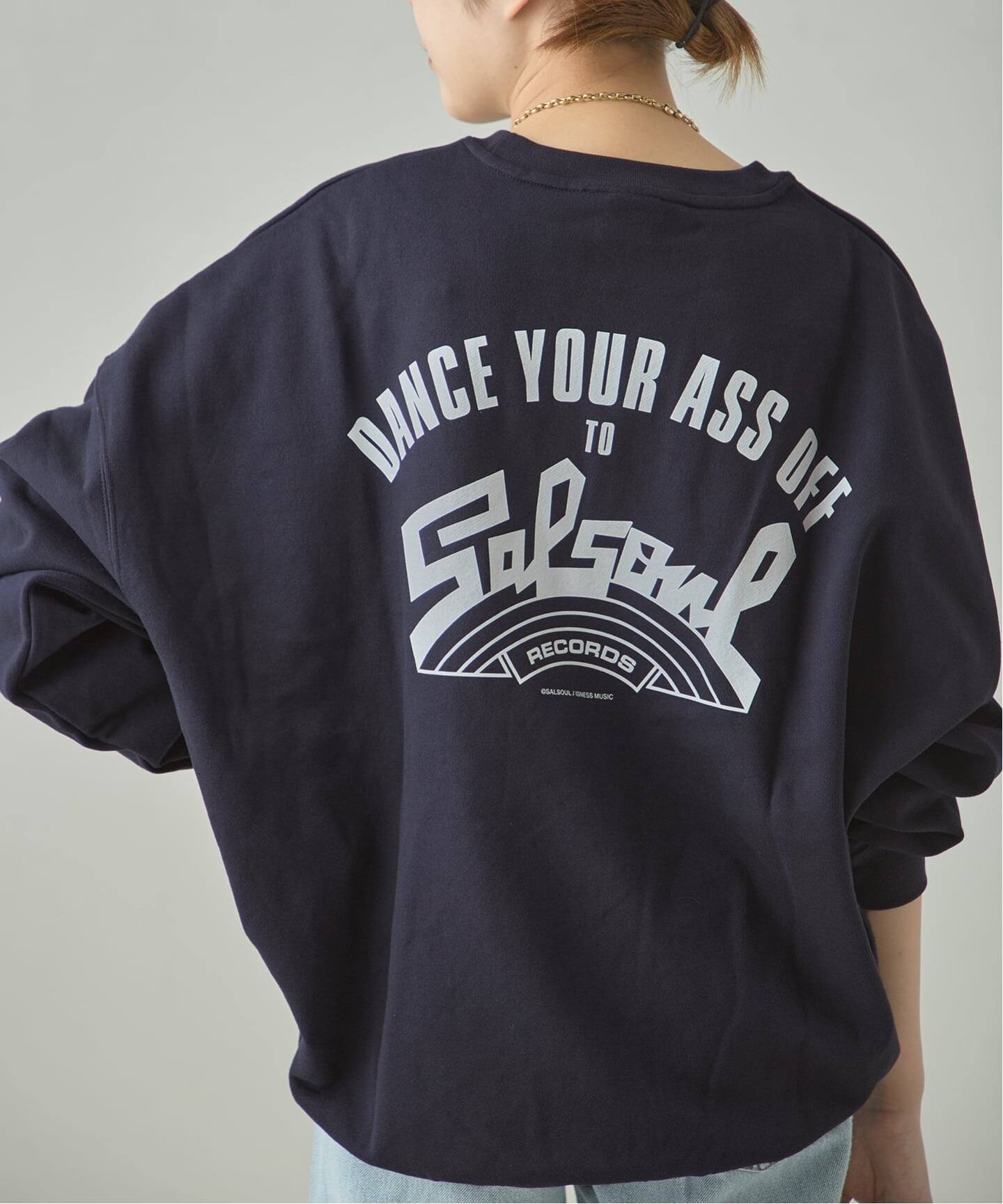ISNESS MUSIC/イズネス ミュージック】SALSOUL CREW NECK スウェット