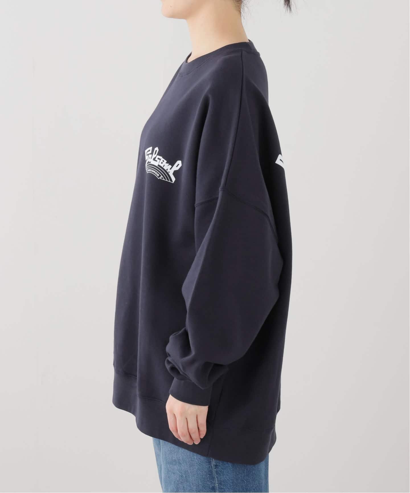 衣類01／S：salsation サルセーション　トレーナー　ネイビーブルー ISNESS MUSIC/イズネス ミュージック】SALSOUL CREW NECK スウェット