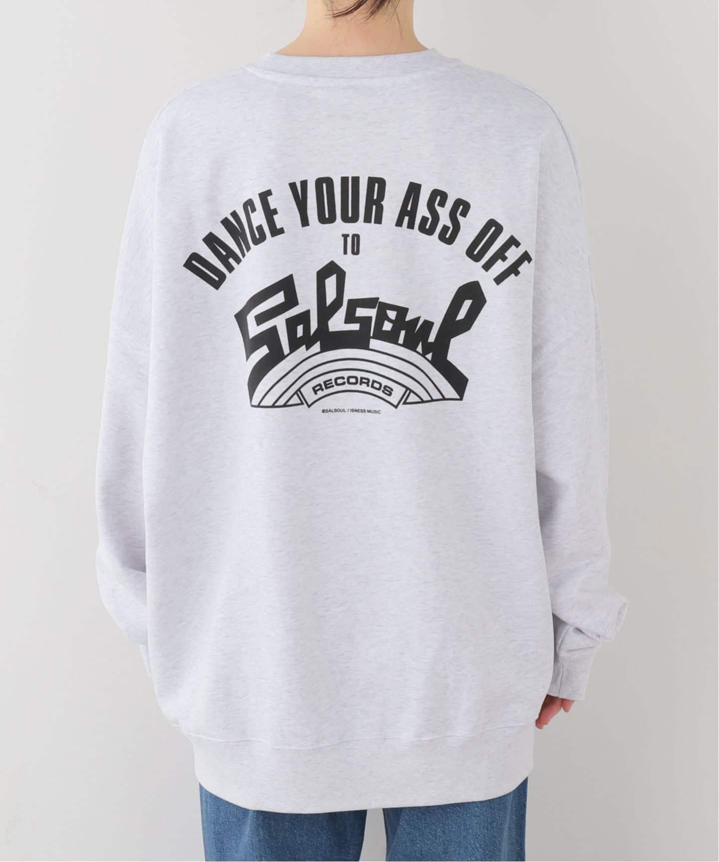ISNESS MUSIC/イズネス ミュージック】SALSOUL CREW NECK スウェット