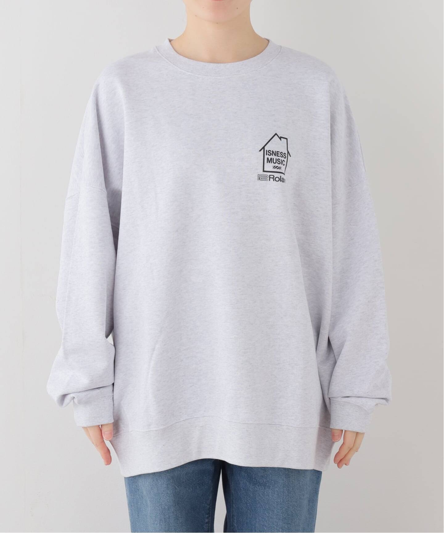 ISNESS MUSIC/イズネス ミュージック】TR-808 CREW NECK SWEATSHIRT