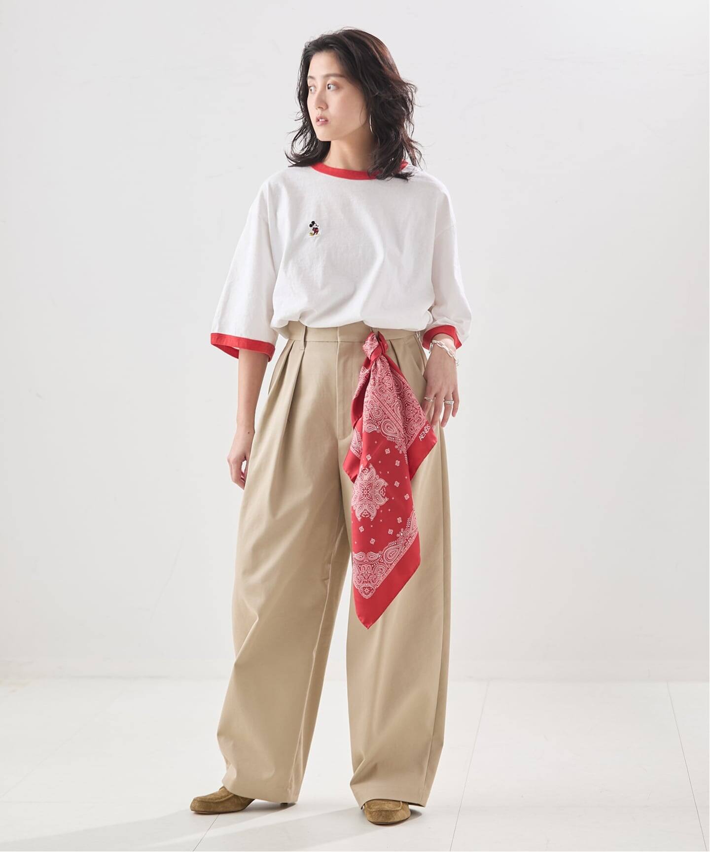 JANE SMITH/ジェーンスミス】MICKEY RINGER：Tシャツ（Tシャツ
