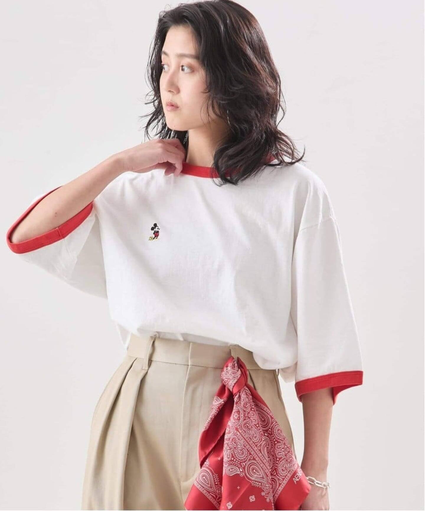 JANE SMITH/ジェーンスミス】MICKEY RINGER：Tシャツ（Tシャツ