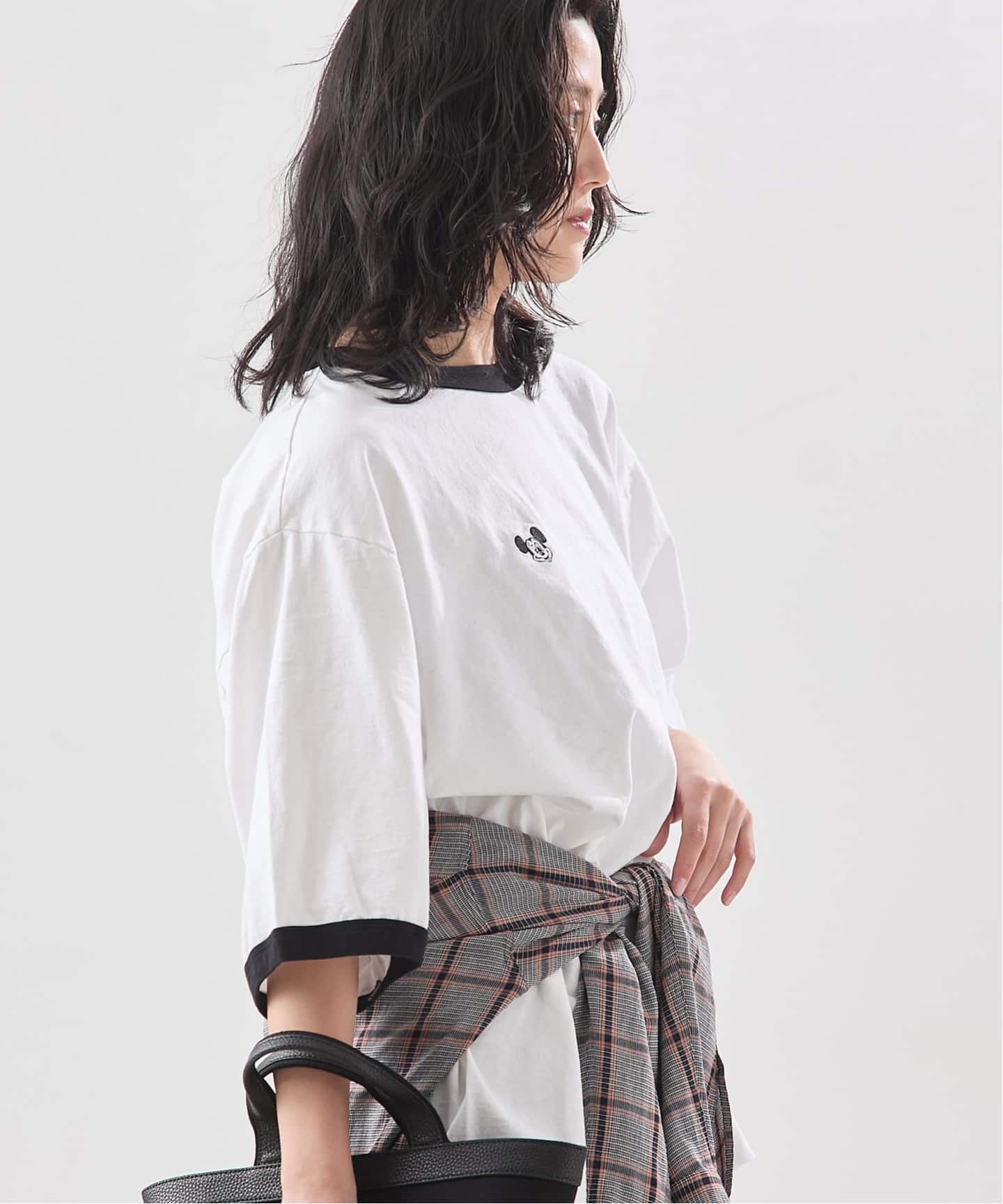 JANE SMITH/ジェーンスミス】 MICKEY FACE RINGER Tシャツ（Tシャツ