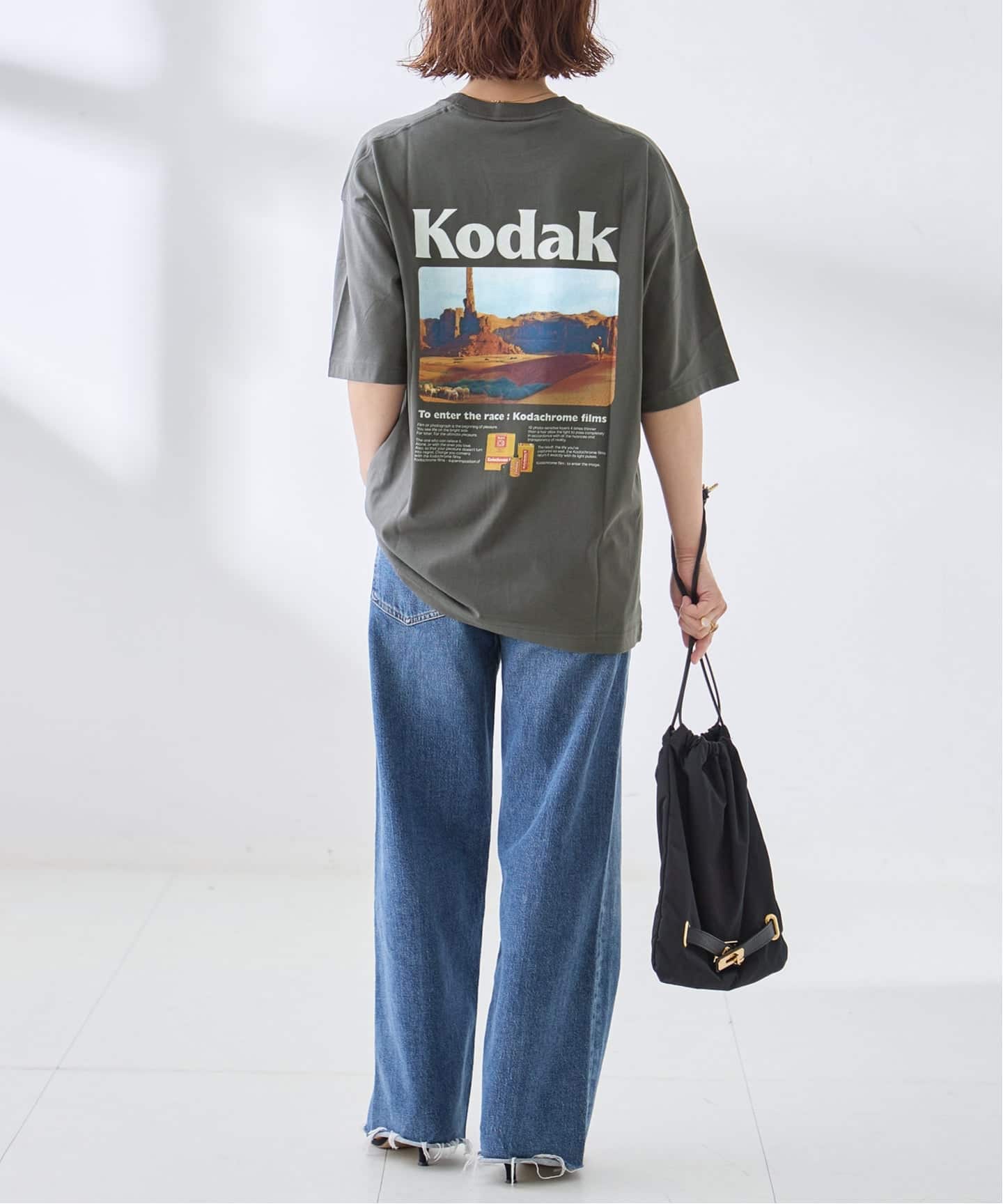予約》KODAK/コダック Scenery Back Graphic ShortSleeve Tシャツ（T