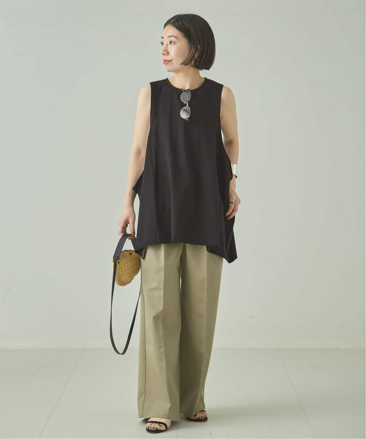 TAN タンクトップ TanC TOKYO/タンクトウキョウ SIDE OPEN TANKTOP タンクトップ（タンク