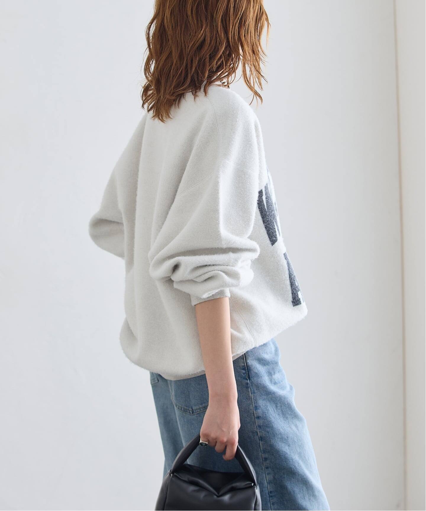 INSCRIRE/アンスクリア Loose Fit Reversible Sweat スウェット（T 