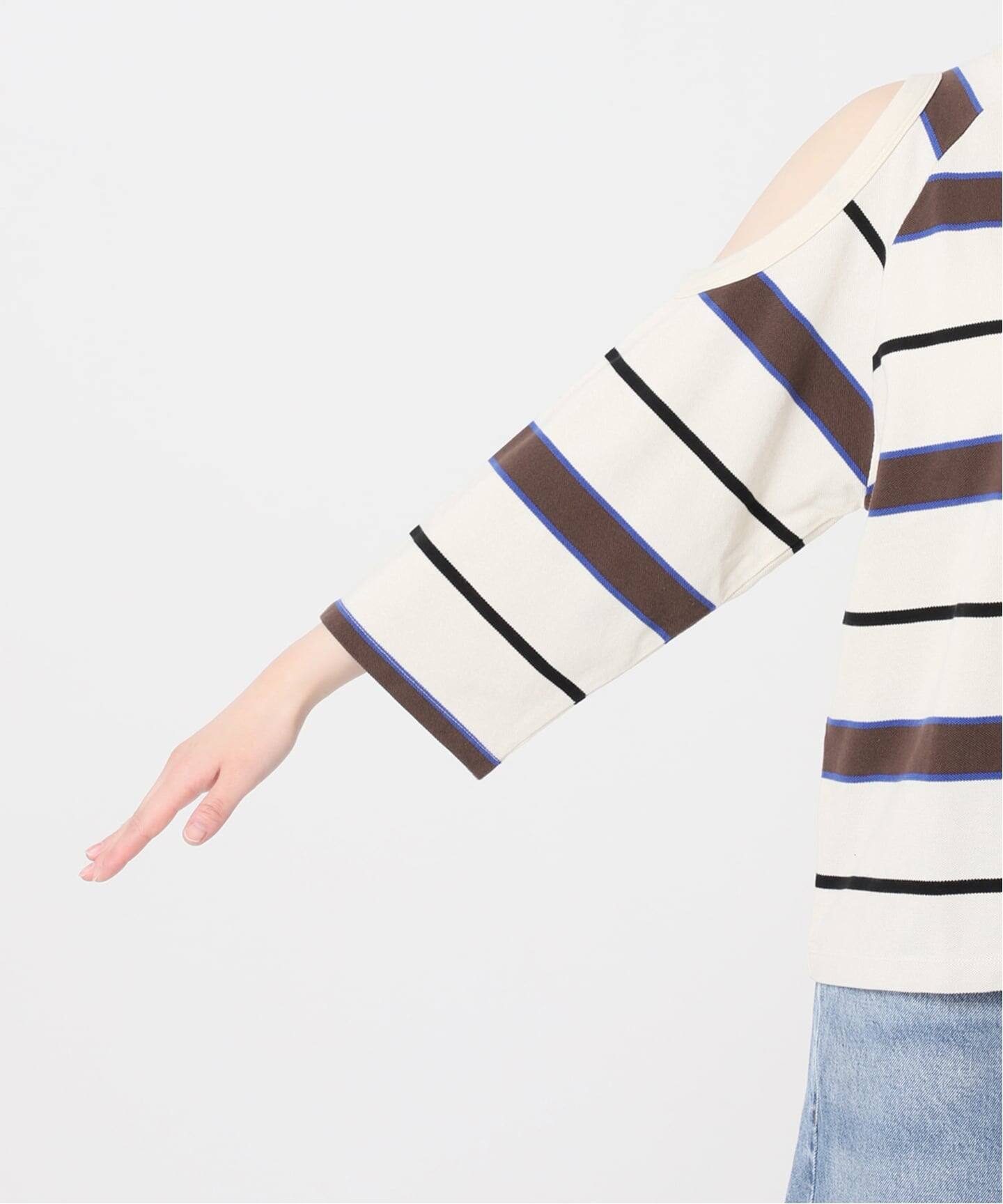 TanC TOKYO/タンクトウキョウ PIQUE BORDER ASYM Tシャツ（Tシャツ