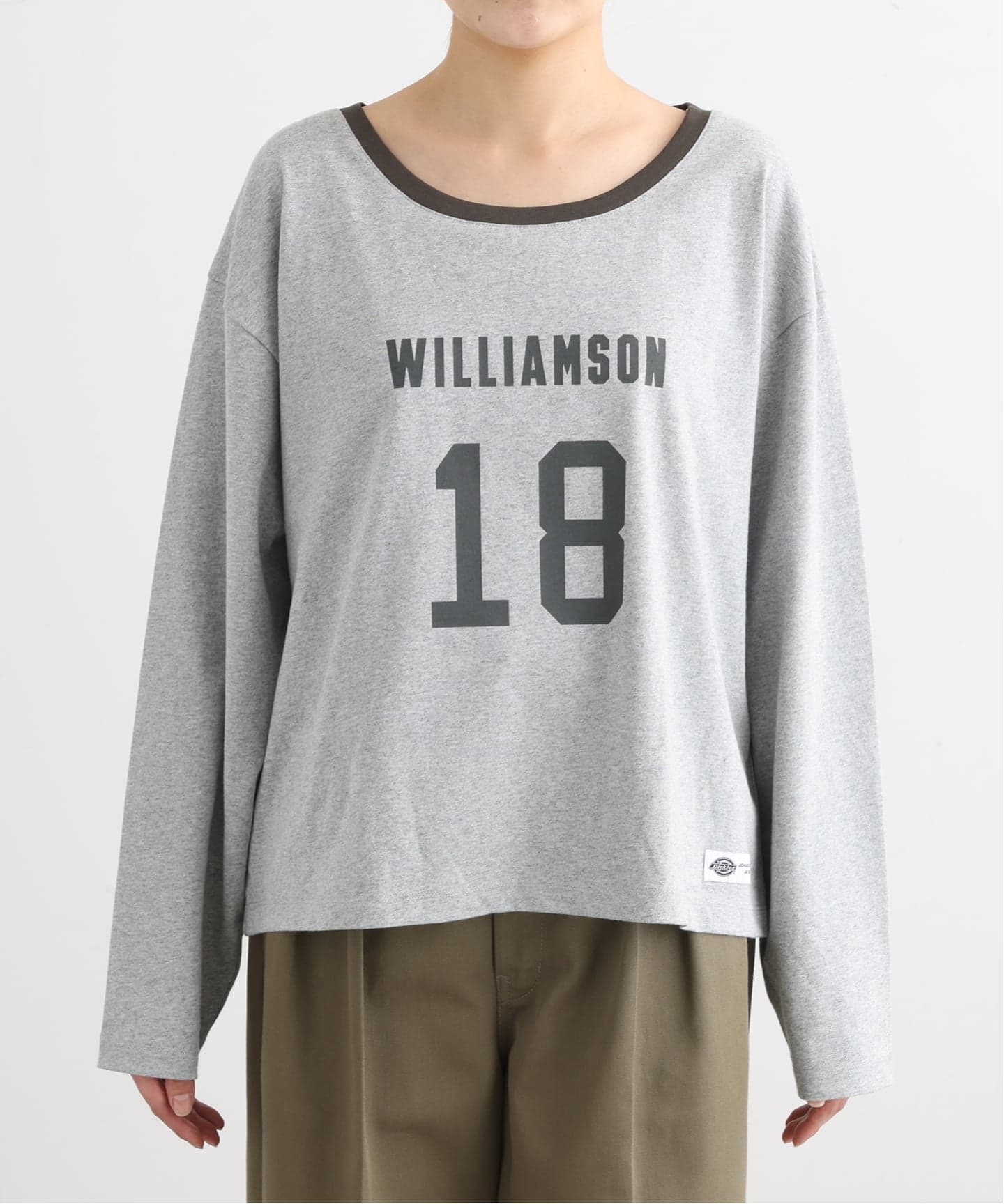 JANE SMITH*DICKIES*L'ESSAGE 別注ONE SHOULDERカットソー（Tシャツ