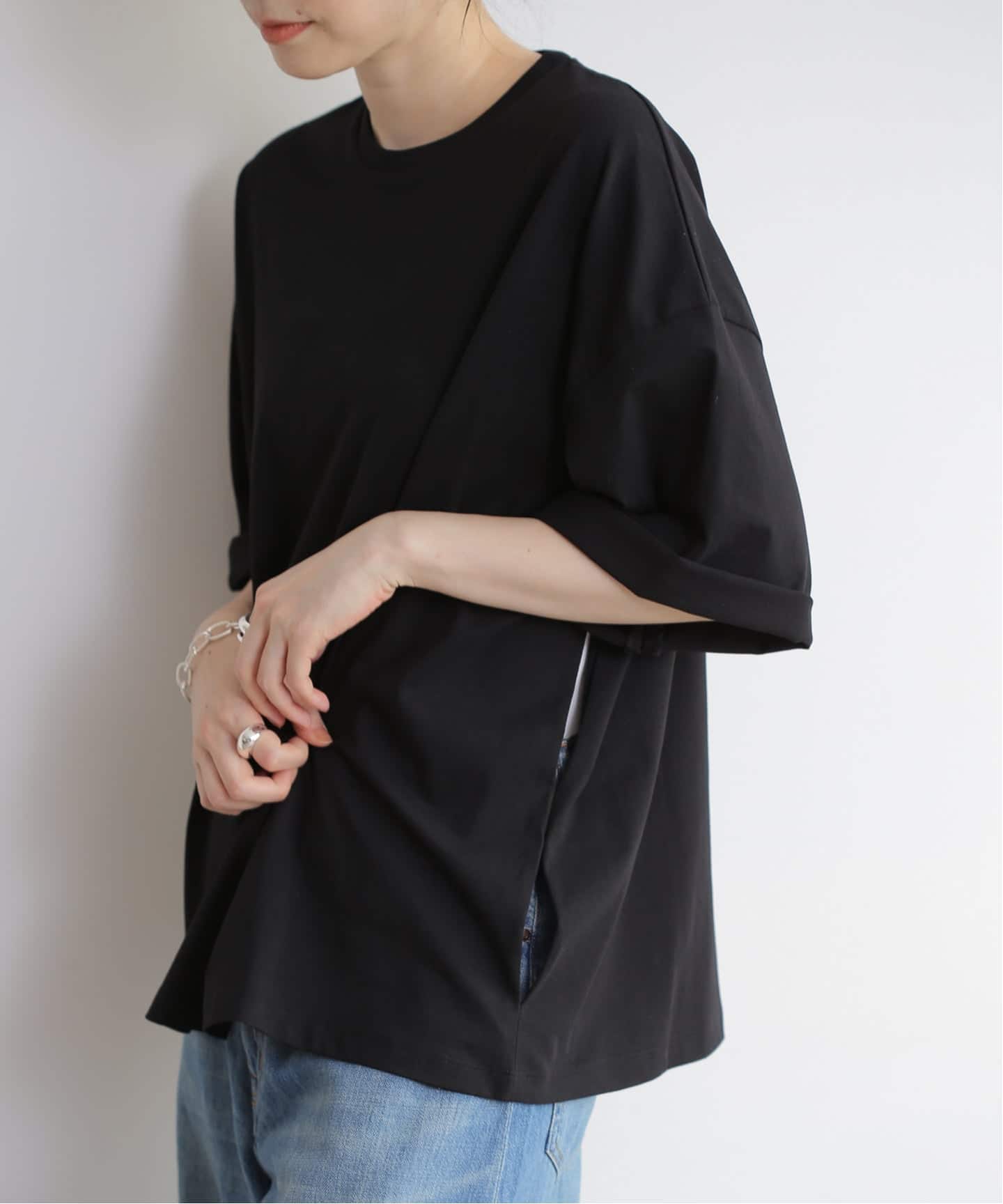 BASERANGE/ベースレンジ PIN TEE シャツ（Tシャツ／カットソー