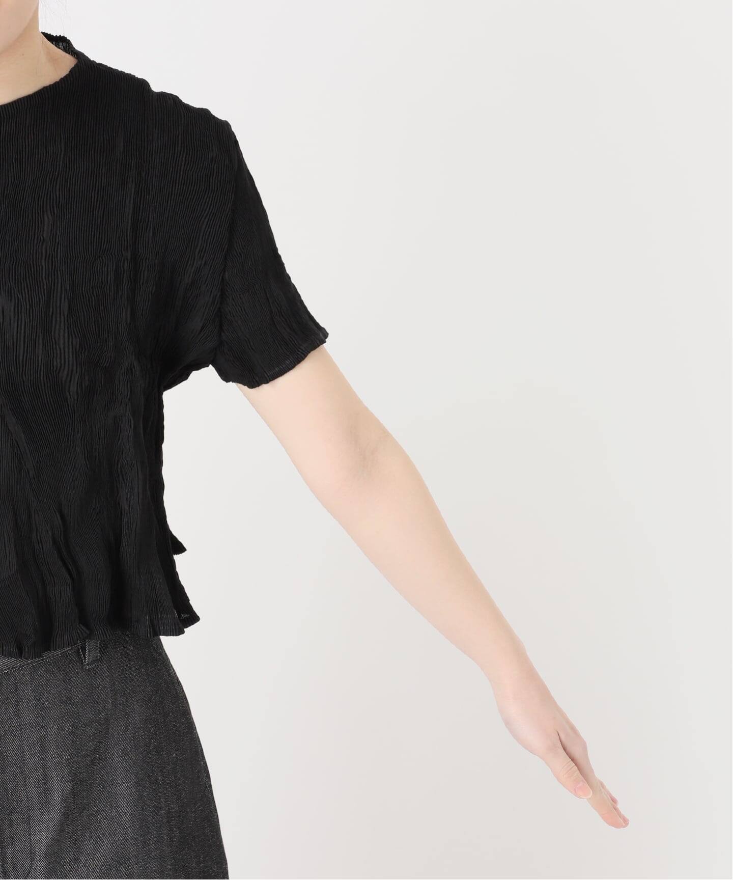 Gongdid Design】 Carry Over_Wavy_Crop Top：トップス（Tシャツ