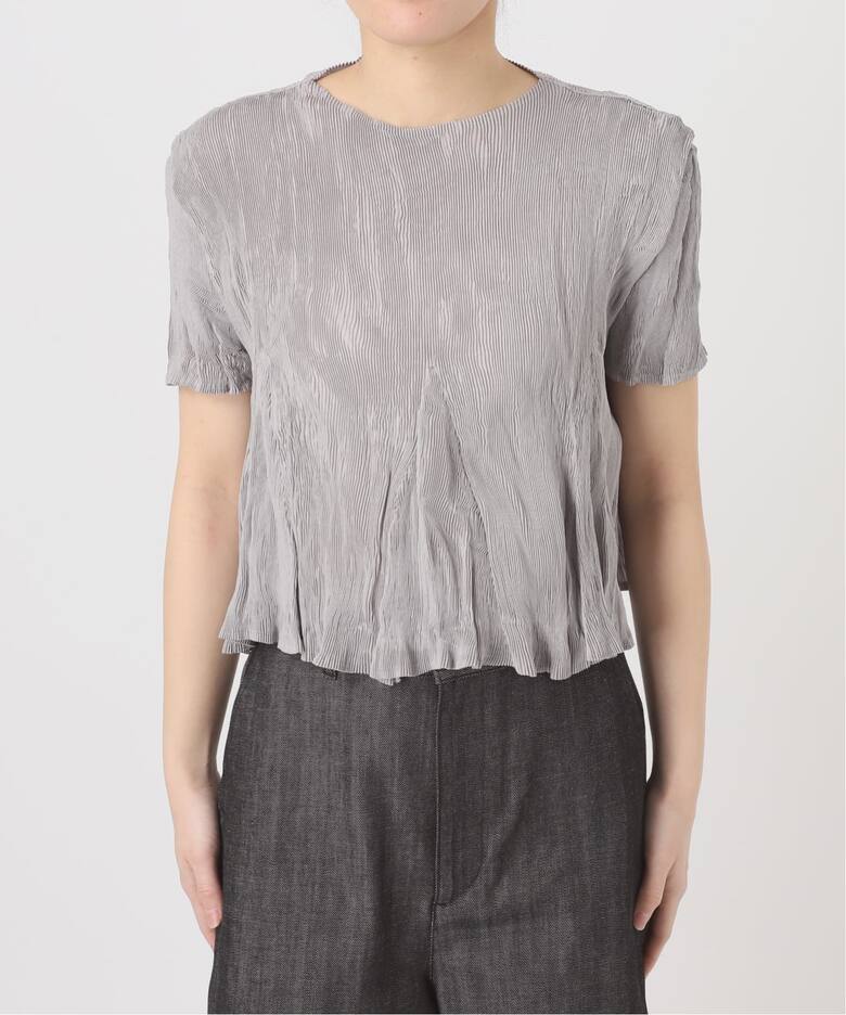 Gongdid Design】 Carry Over_Wavy_Crop Top：トップス（Tシャツ 