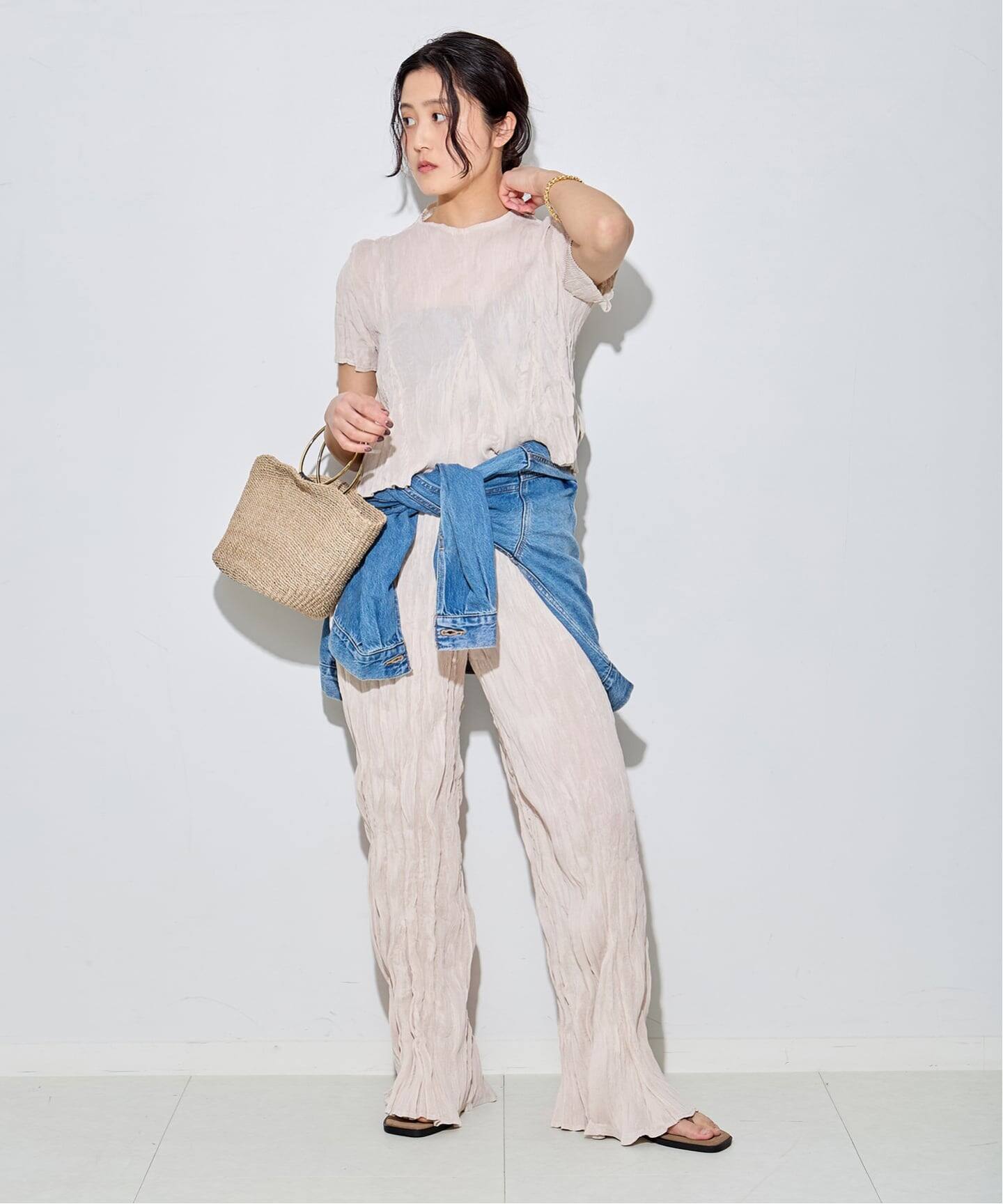 Gongdid Design】Carry Over_Wavy_Pants：パンツ（その他パンツ