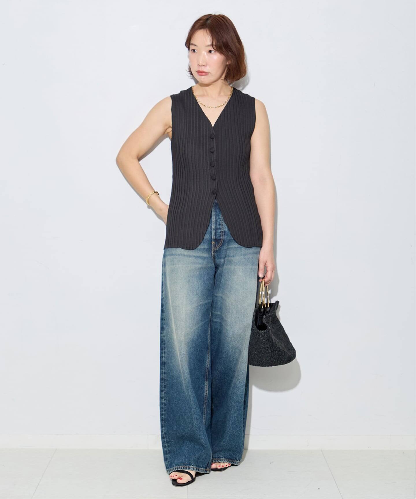 Gongdid Design】 Carry Over_Denim_Vest：ベスト（ベスト）｜JOURNAL