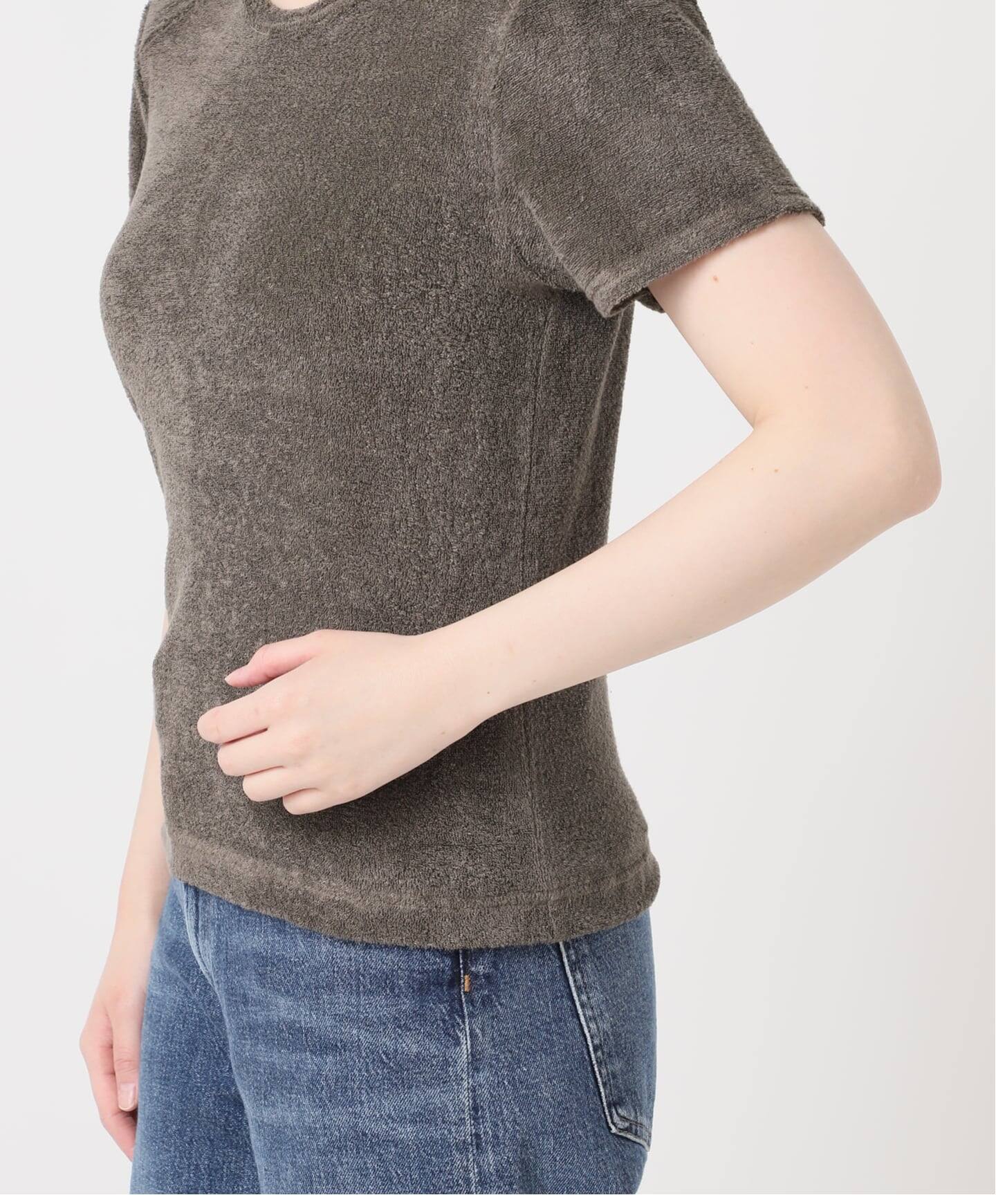 Uhr/ウーア】Pile Power Shoulder Tee：カットソー（Tシャツ