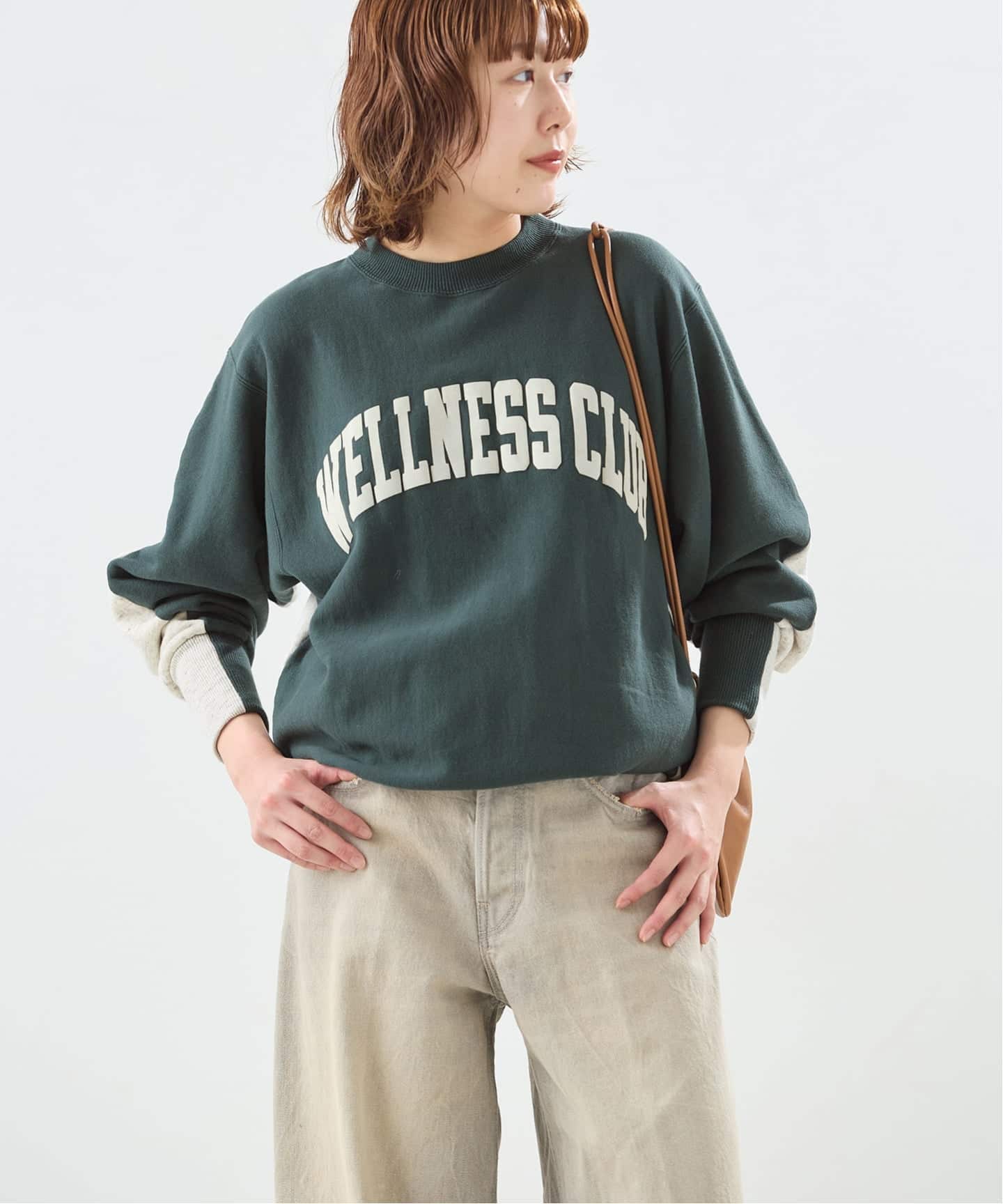 別注【INSCRIRE/アンスクリア】ハイブリッドスウェット（スウェット