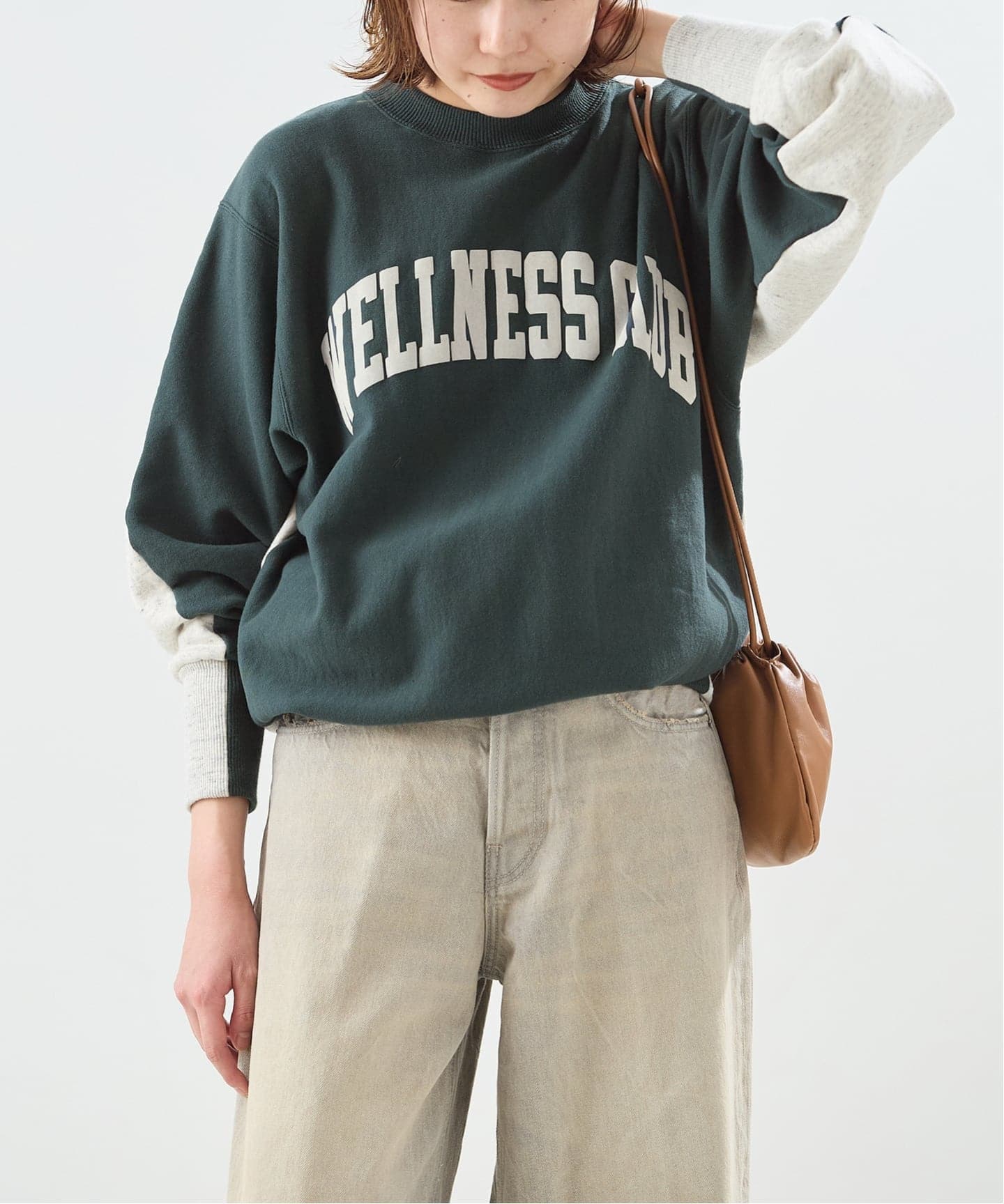 予約》別注【INSCRIRE/アンスクリア】ハイブリッドスウェット