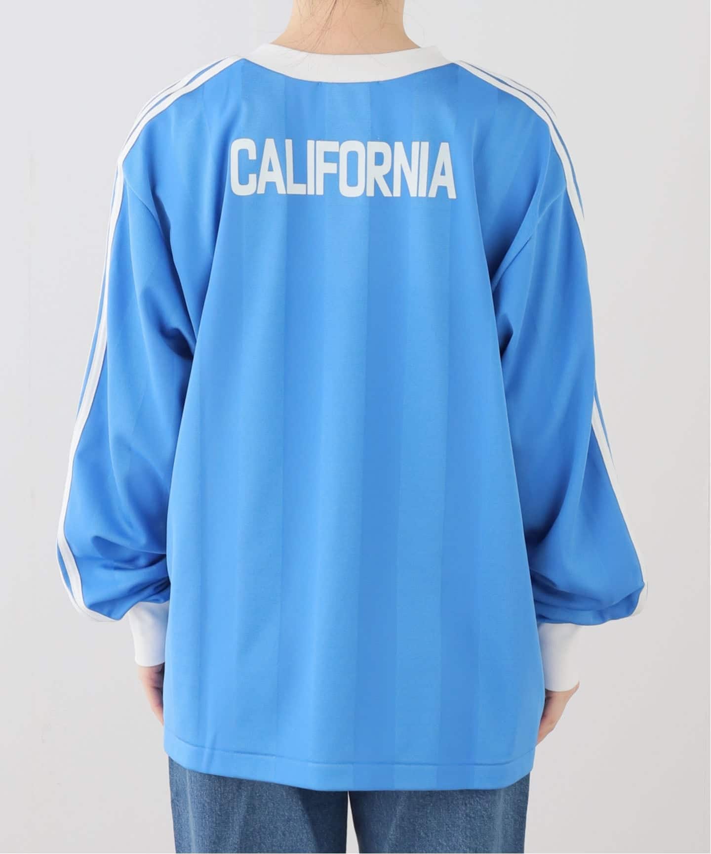 アンスクリア　ユニフォーム INSCRIRE /アンスクリア】Stripe Uniform V neck Tee：カットソー（T