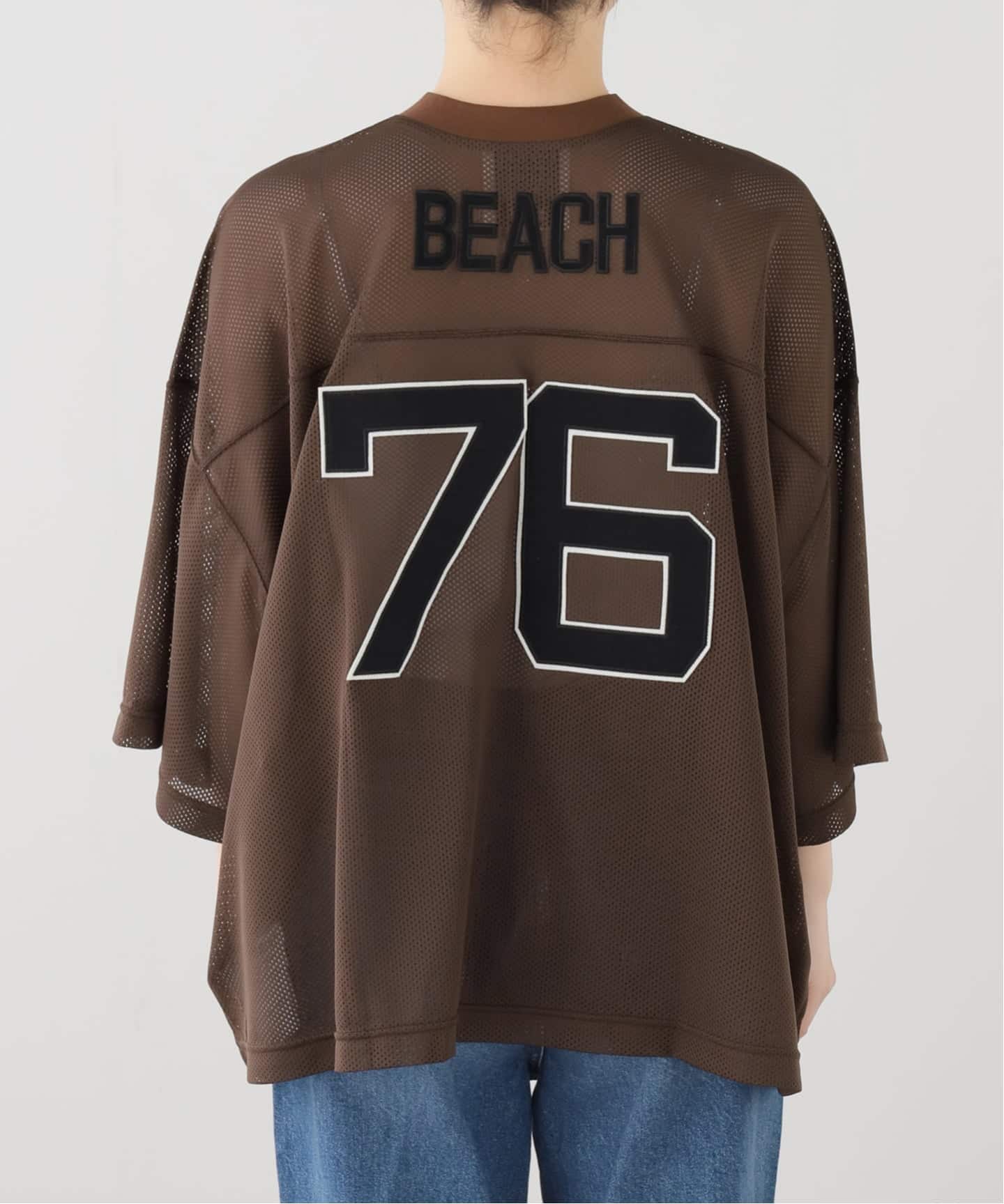 INSCRIRE/アンスクリア】Mesh Football Tシャツ I26SSBC17（Tシャツ