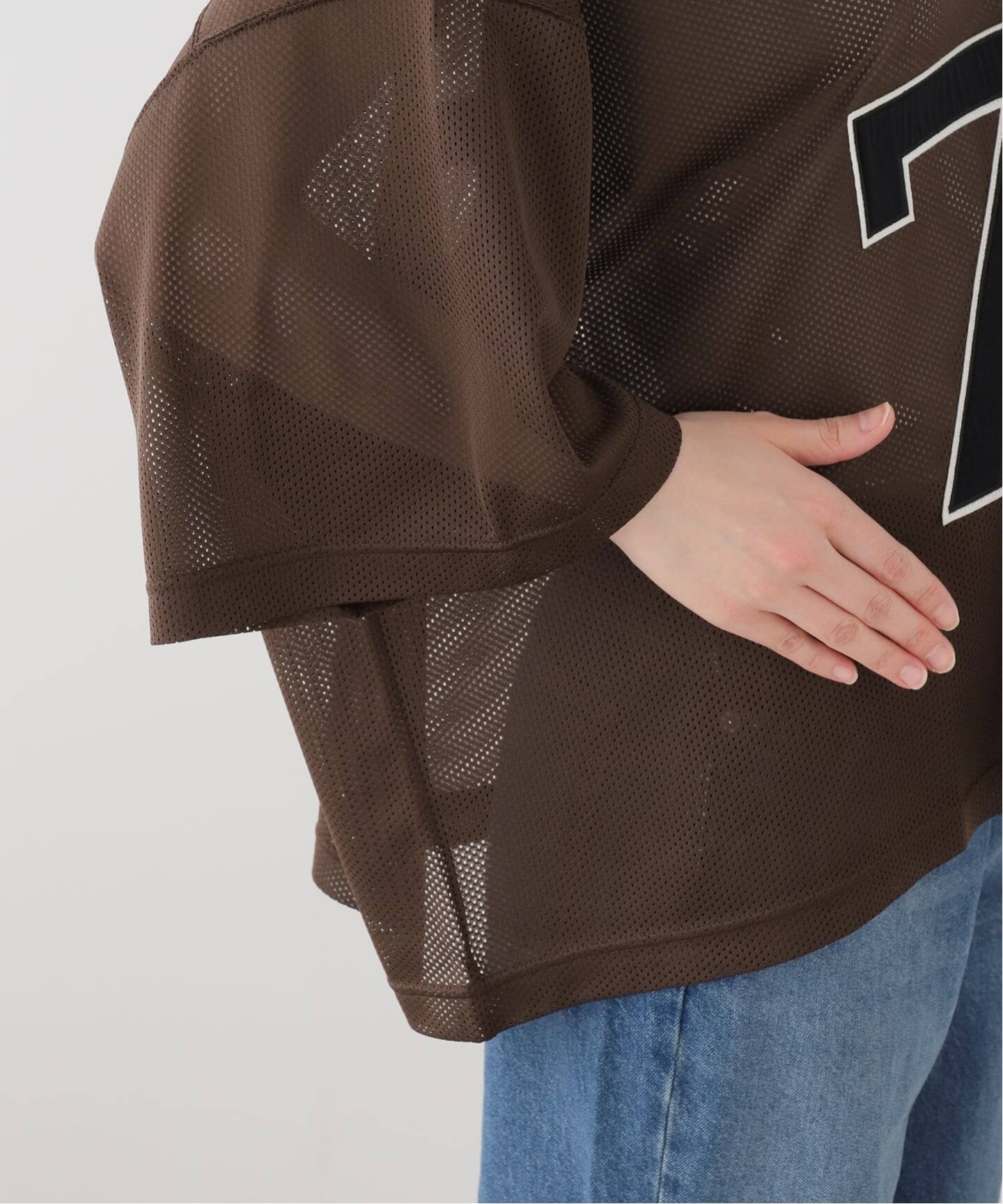 INSCRIRE/アンスクリア】Mesh Football Tシャツ I26SSBC17（Tシャツ