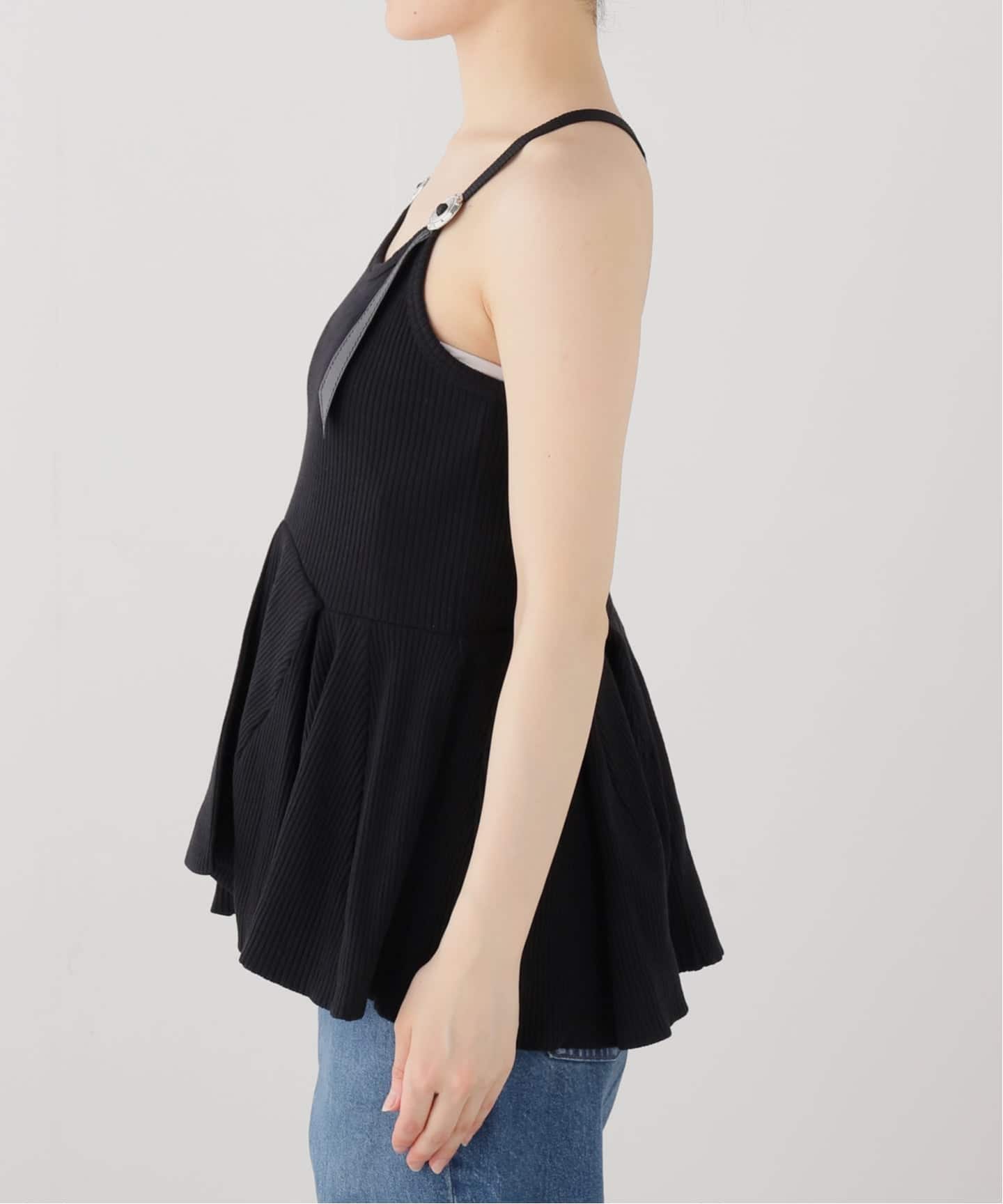 TOGA TOO/トーガトゥ】Rib flare camisole キャミソール（Tシャツ