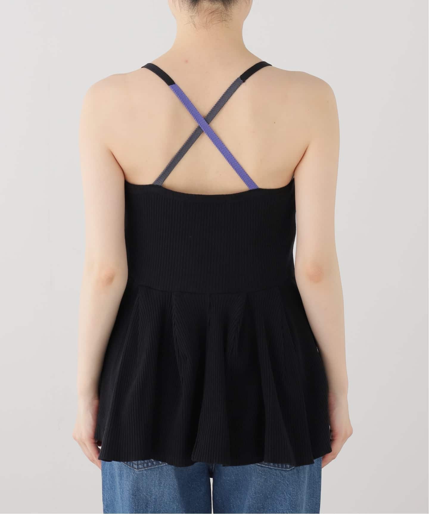 TOGA キャミソールトップス TOGA TOO/トーガトゥ】Rib flare camisole キャミソール（Tシャツ