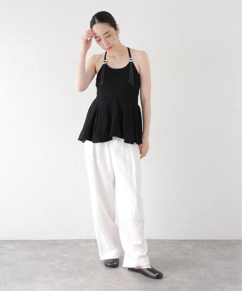 TOGA TOO/トーガトゥ】Rib flare camisole キャミソール（Tシャツ 