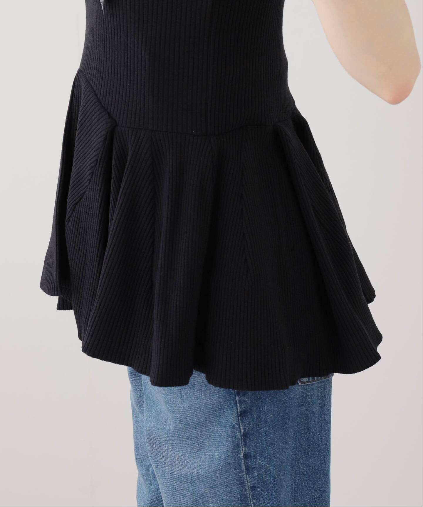 TOGA TOO/トーガトゥ】Rib flare camisole キャミソール（Tシャツ
