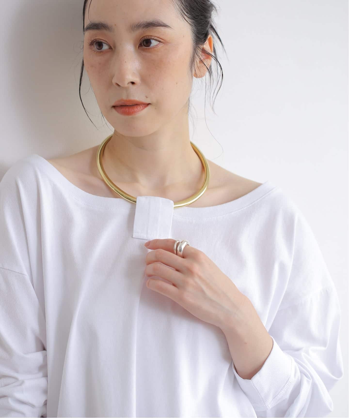 DARKPARK/ダークパーク ERIN-NECKLACE OFF SHOULDER TOP オフ