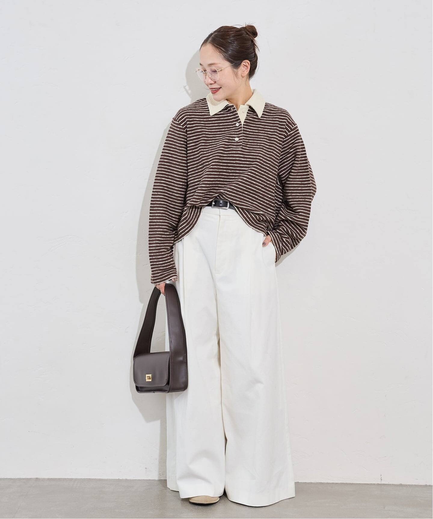 パイルボーダーポロシャツ（Tシャツ／カットソー）｜JOURNAL STANDARD