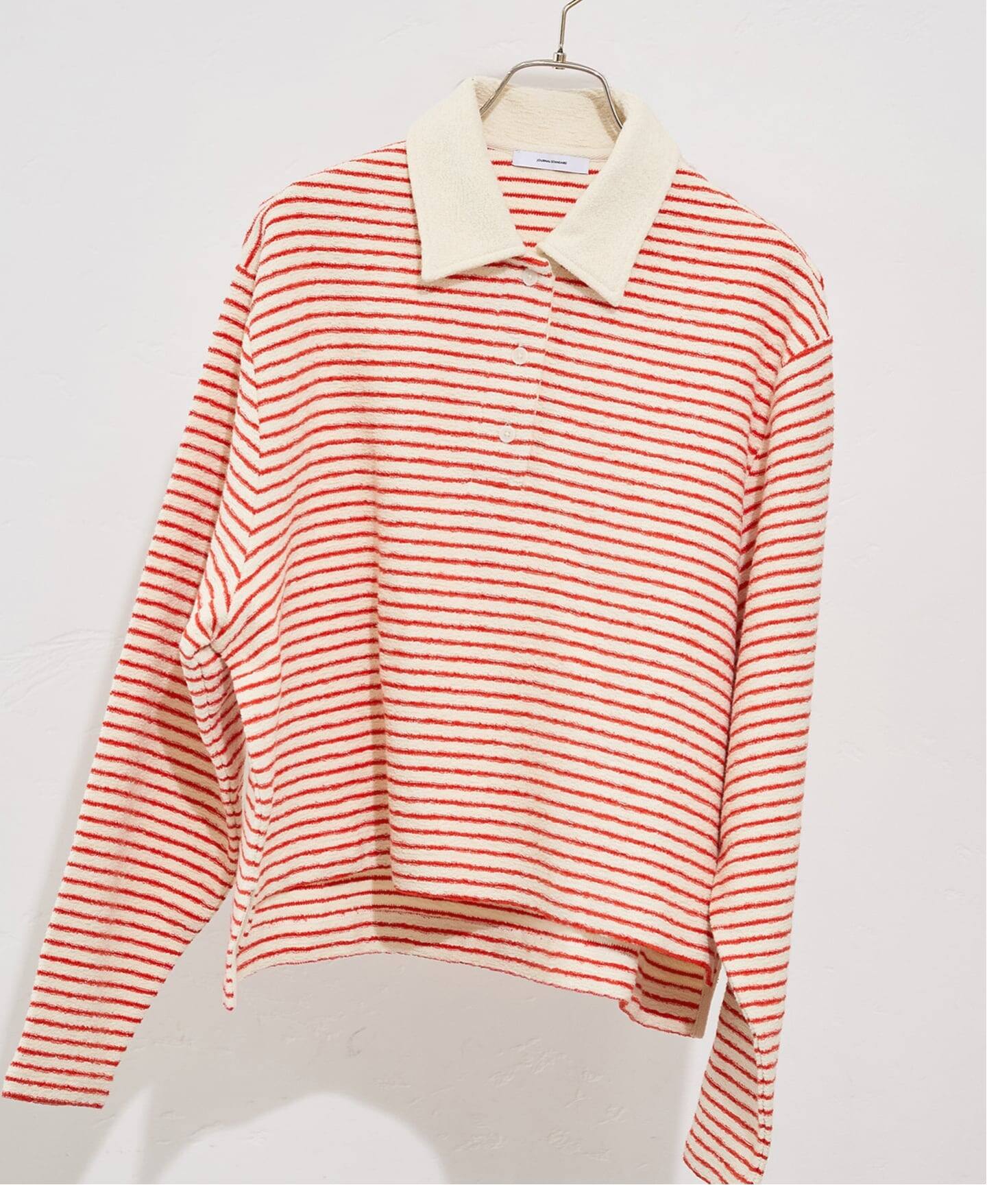 パイルボーダーポロシャツ（Tシャツ／カットソー）｜JOURNAL STANDARD