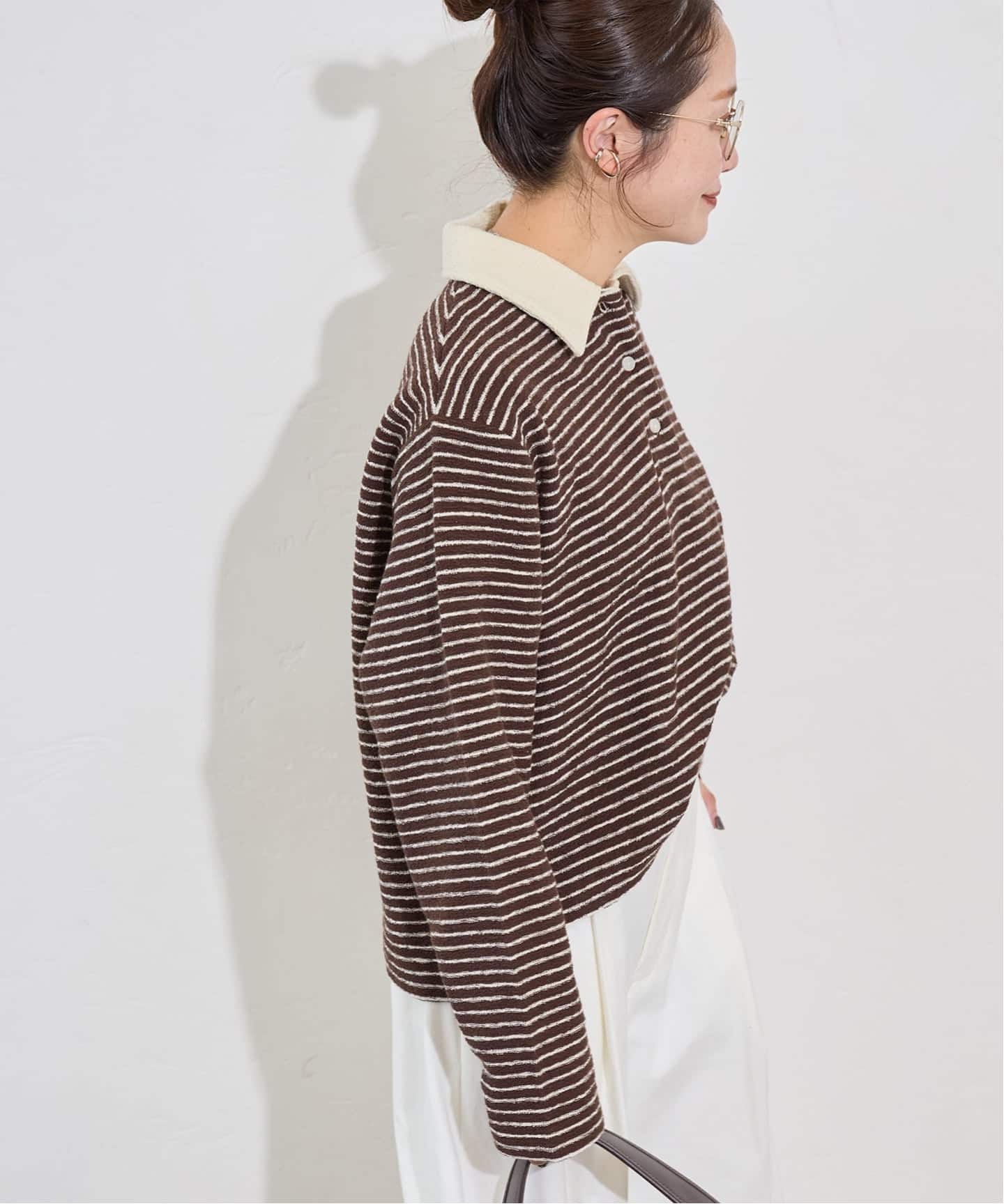 パイルボーダーポロシャツ（Tシャツ／カットソー）｜JOURNAL STANDARD