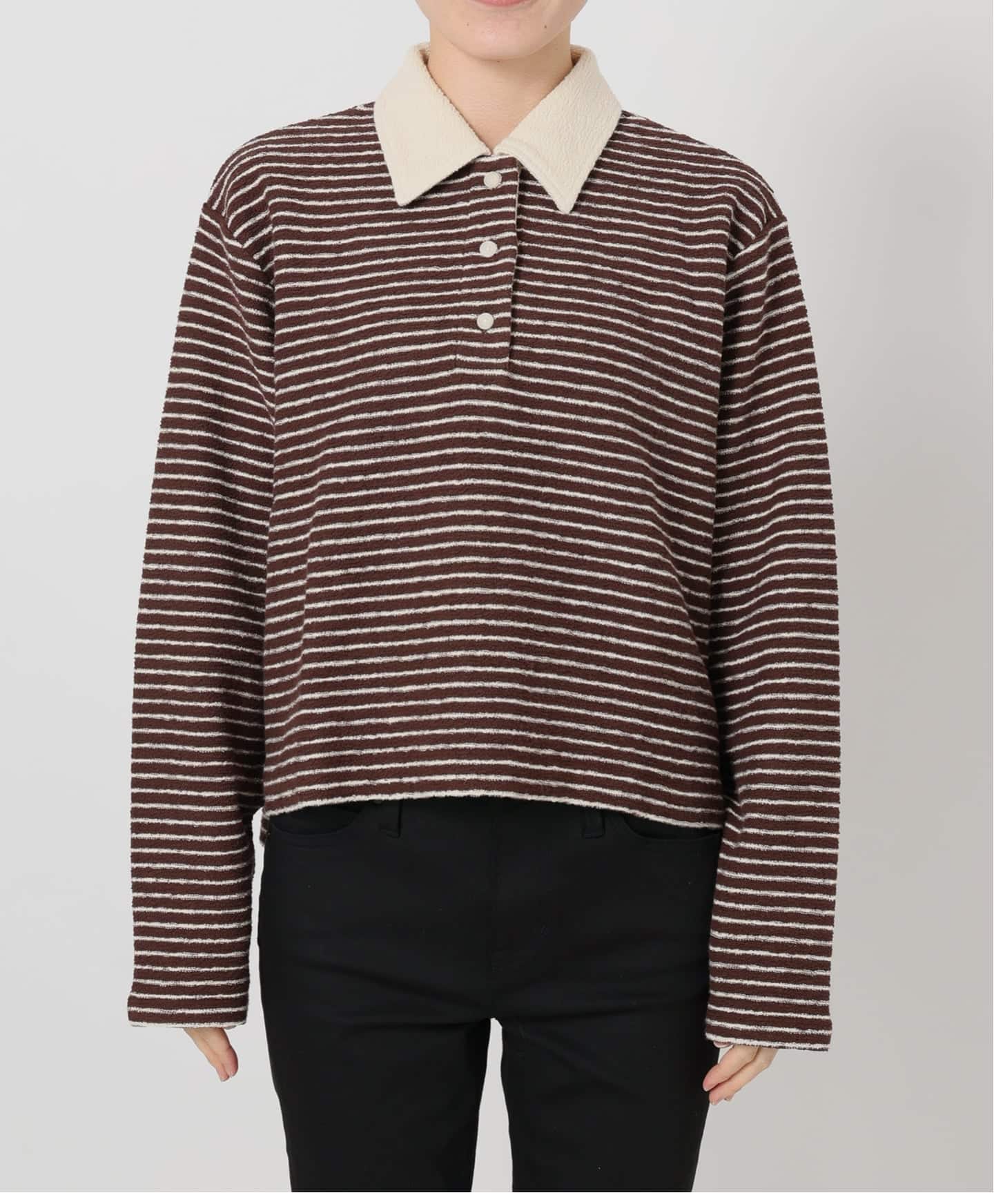 パイルボーダーポロシャツ（Tシャツ／カットソー）｜JOURNAL STANDARD
