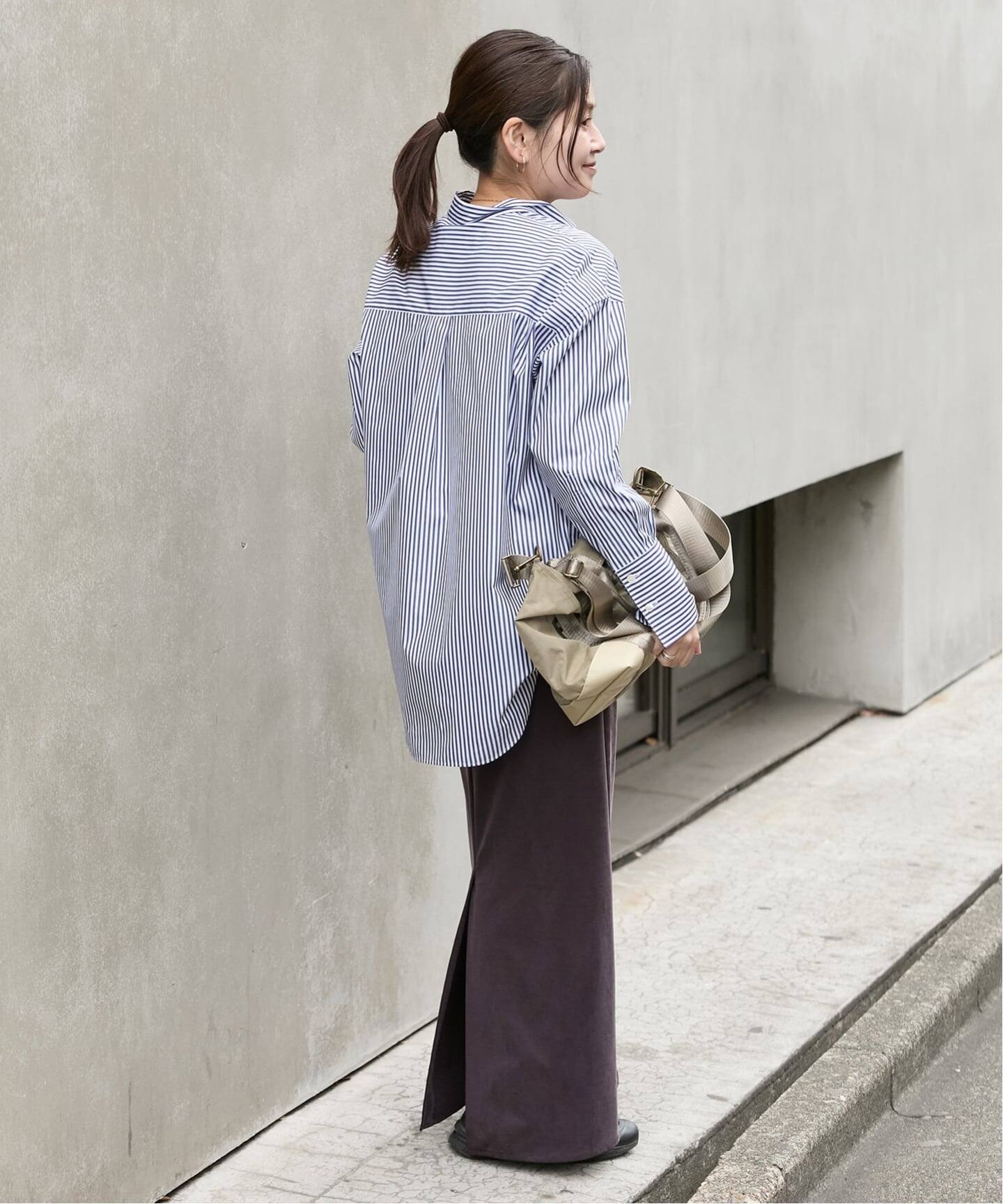 追加予約》フィブリルキュプラジャージーマキシスカート（ロング