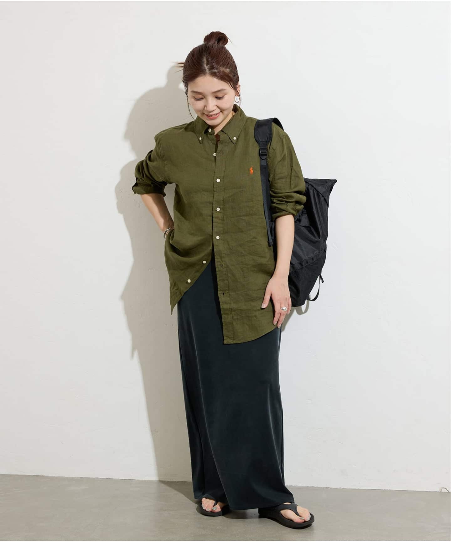 追加予約》フィブリルキュプラジャージーマキシスカート（ロング