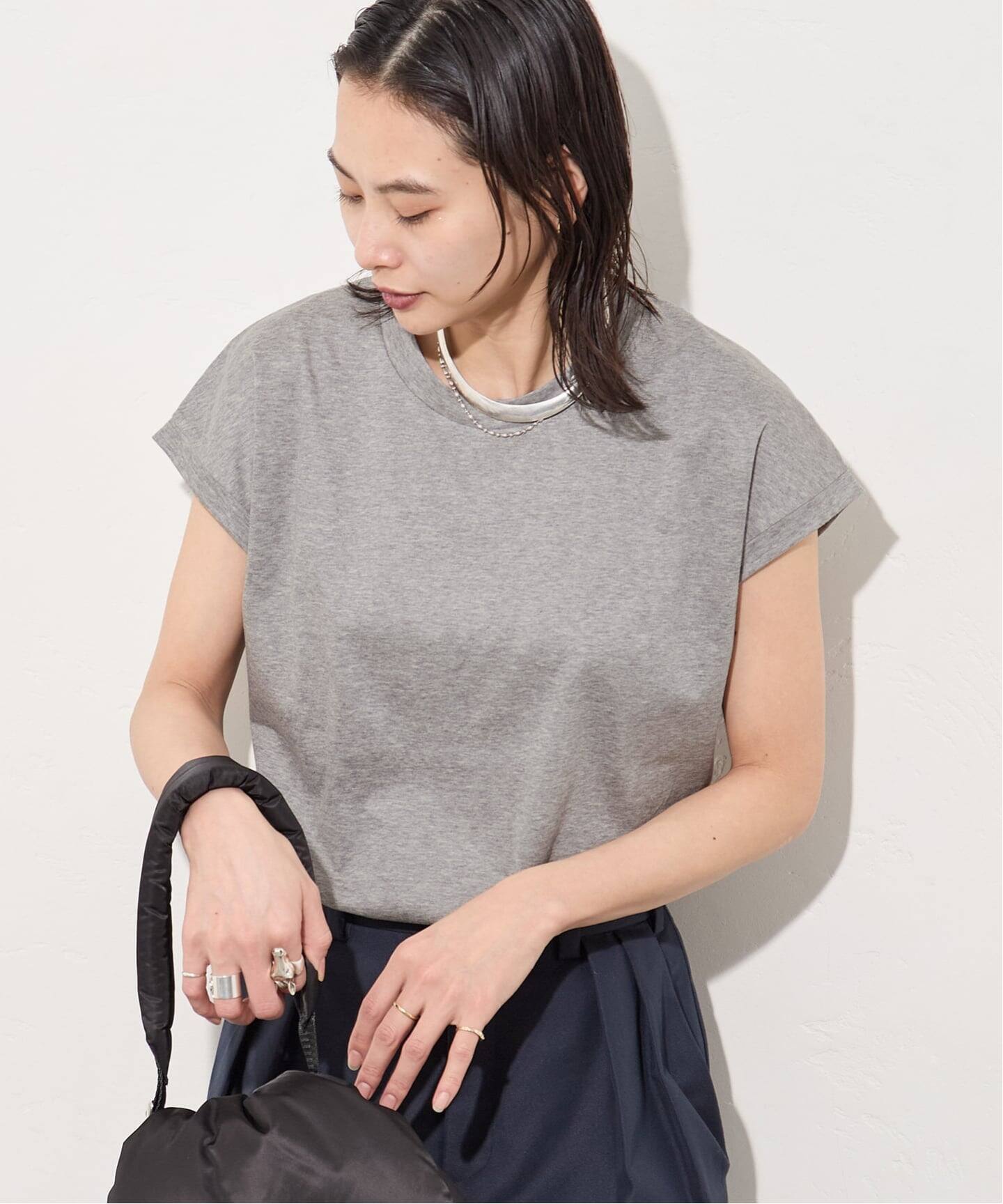 追加》汗ジミ防止ナノシアコンパクトTシャツ（Tシャツ／カットソー