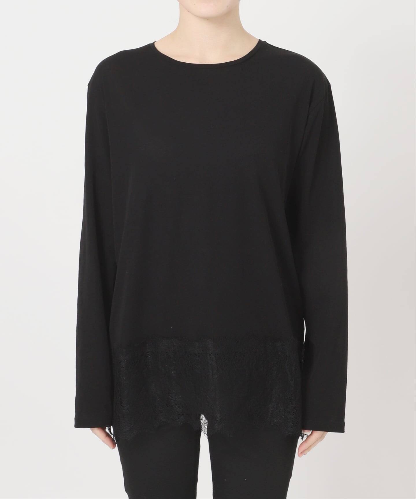 新品未使用！ジャーナルスタンダード　レースヘム クルーネックシアーロングT レースヘム クルーネックシアーロングT（Tシャツ／カットソー