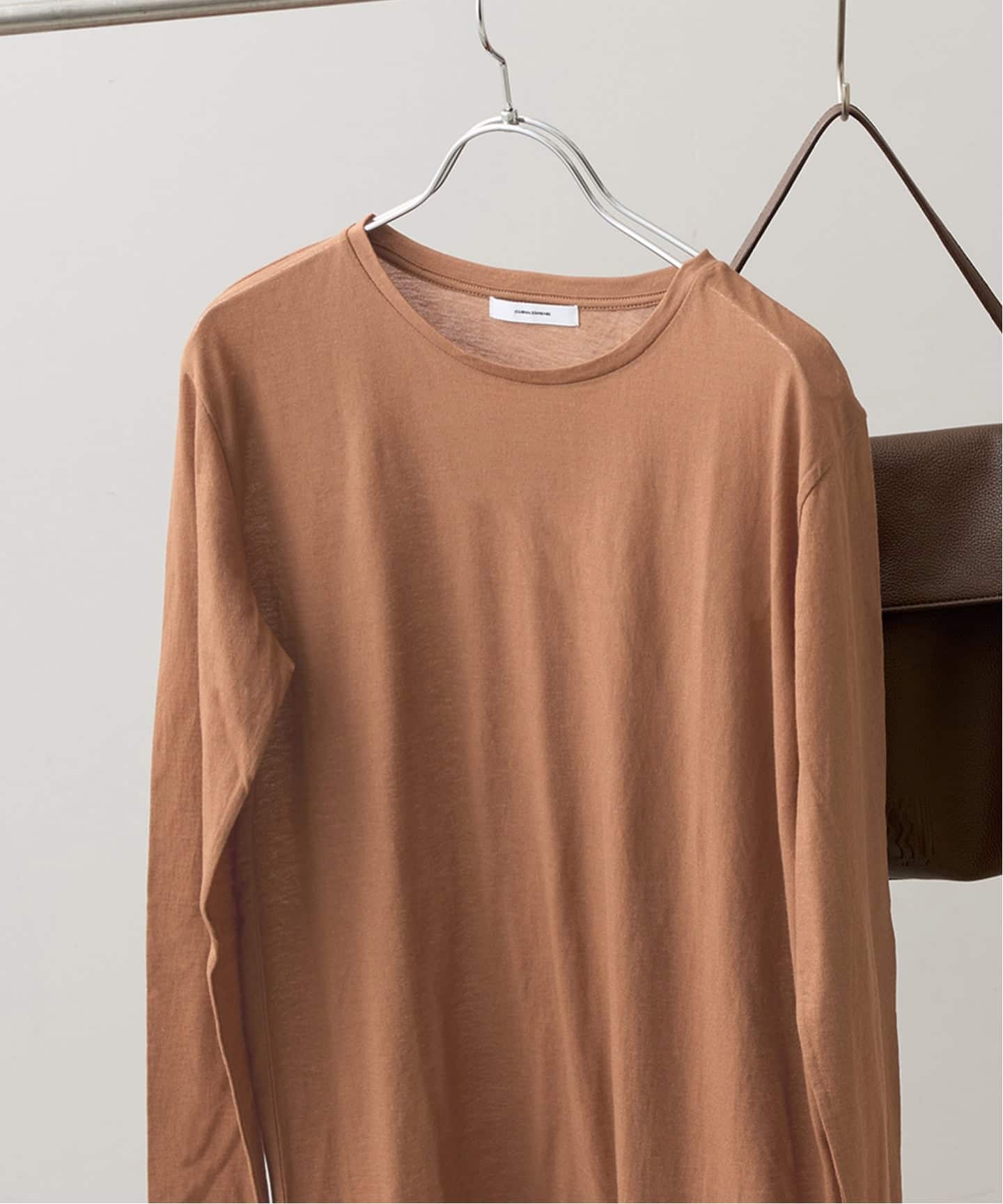 追加》クルーネックシアーロングTシャツ（Tシャツ／カットソー